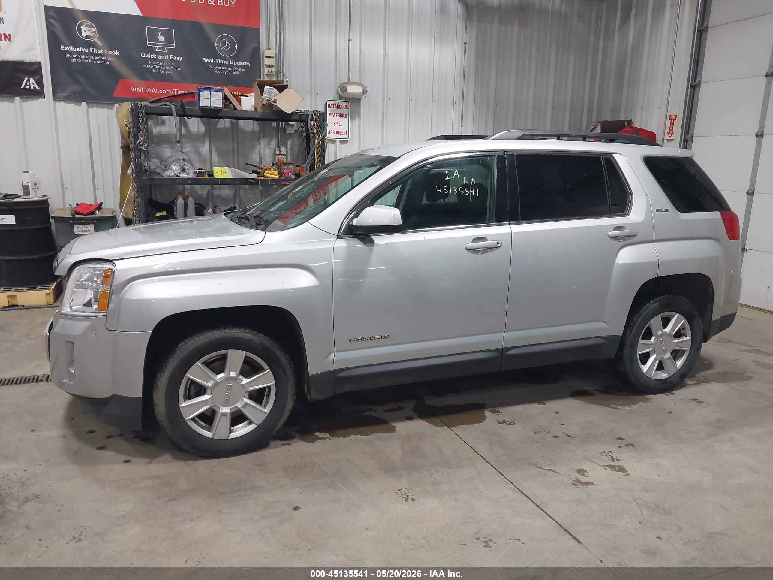 2013 Gmc Terrain Sle-2 Серый vin: 2GKFLTEKXD6103134