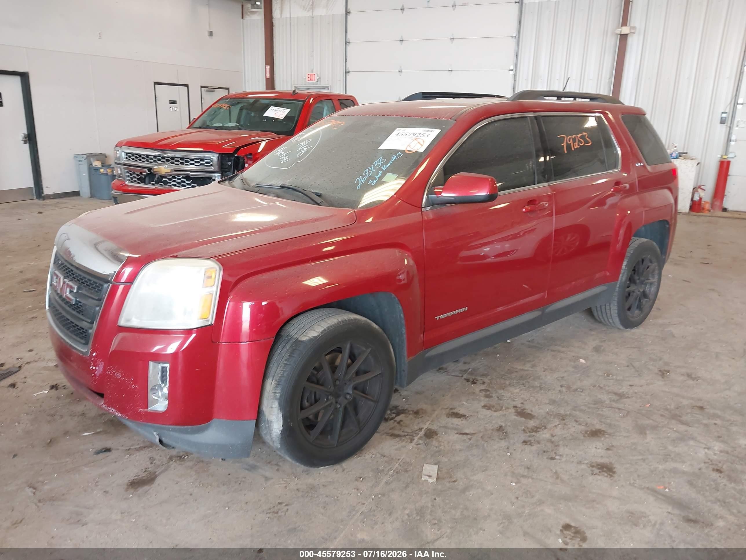 2013 Gmc Terrain Sle-2 Red vin: 2GKFLTEKXD6268438
