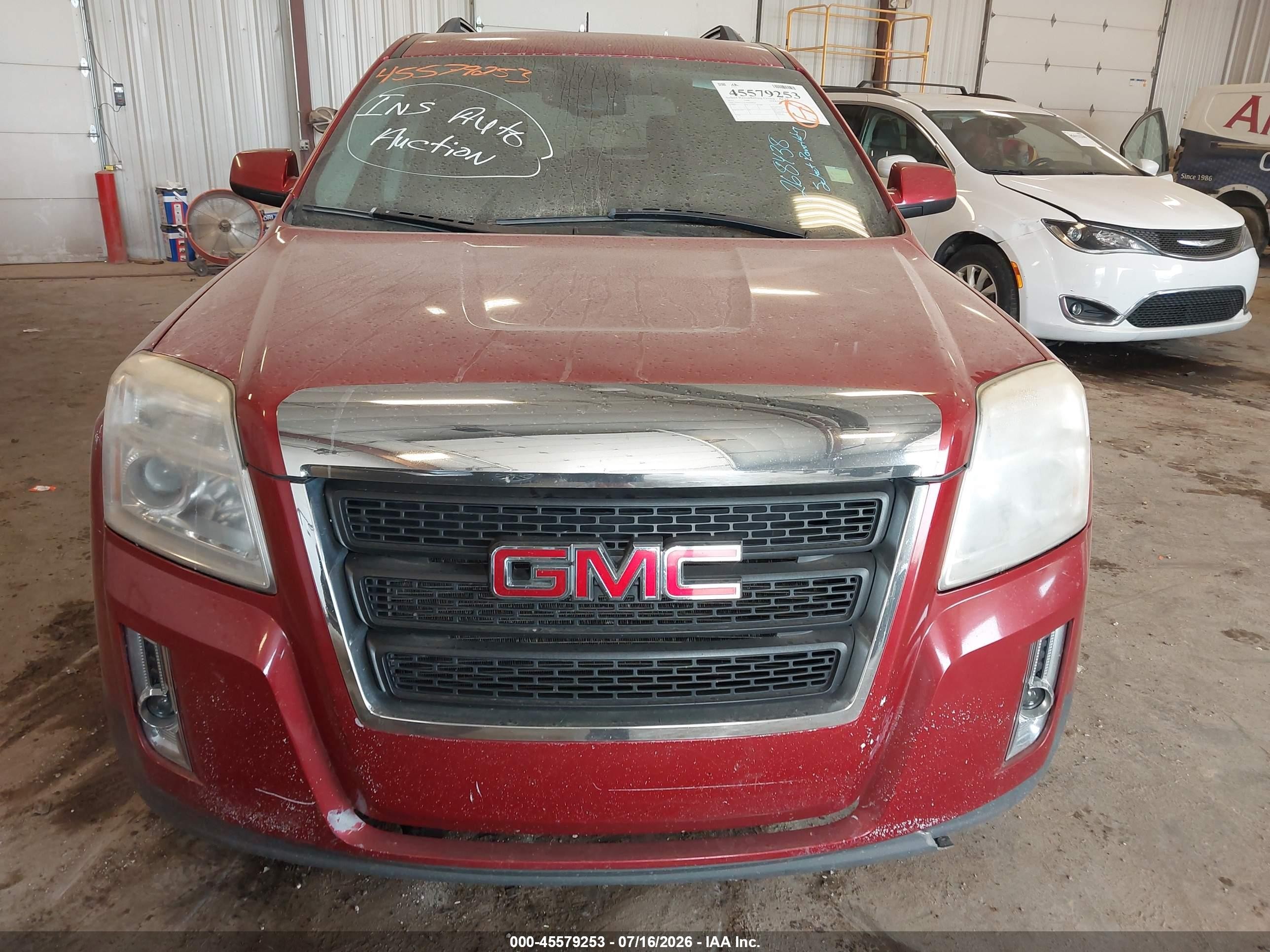 2013 Gmc Terrain Sle-2 Red vin: 2GKFLTEKXD6268438