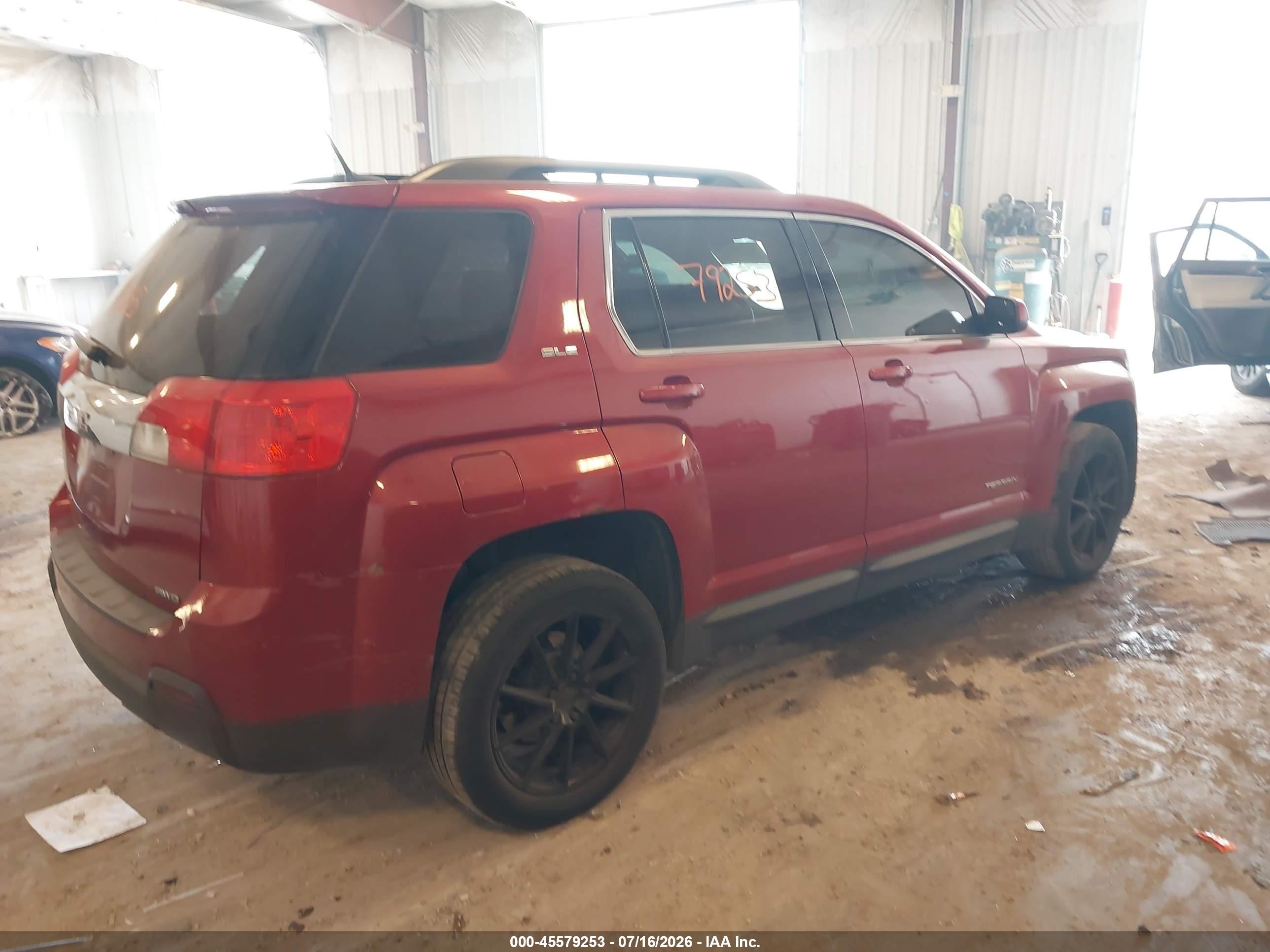 2013 Gmc Terrain Sle-2 Red vin: 2GKFLTEKXD6268438