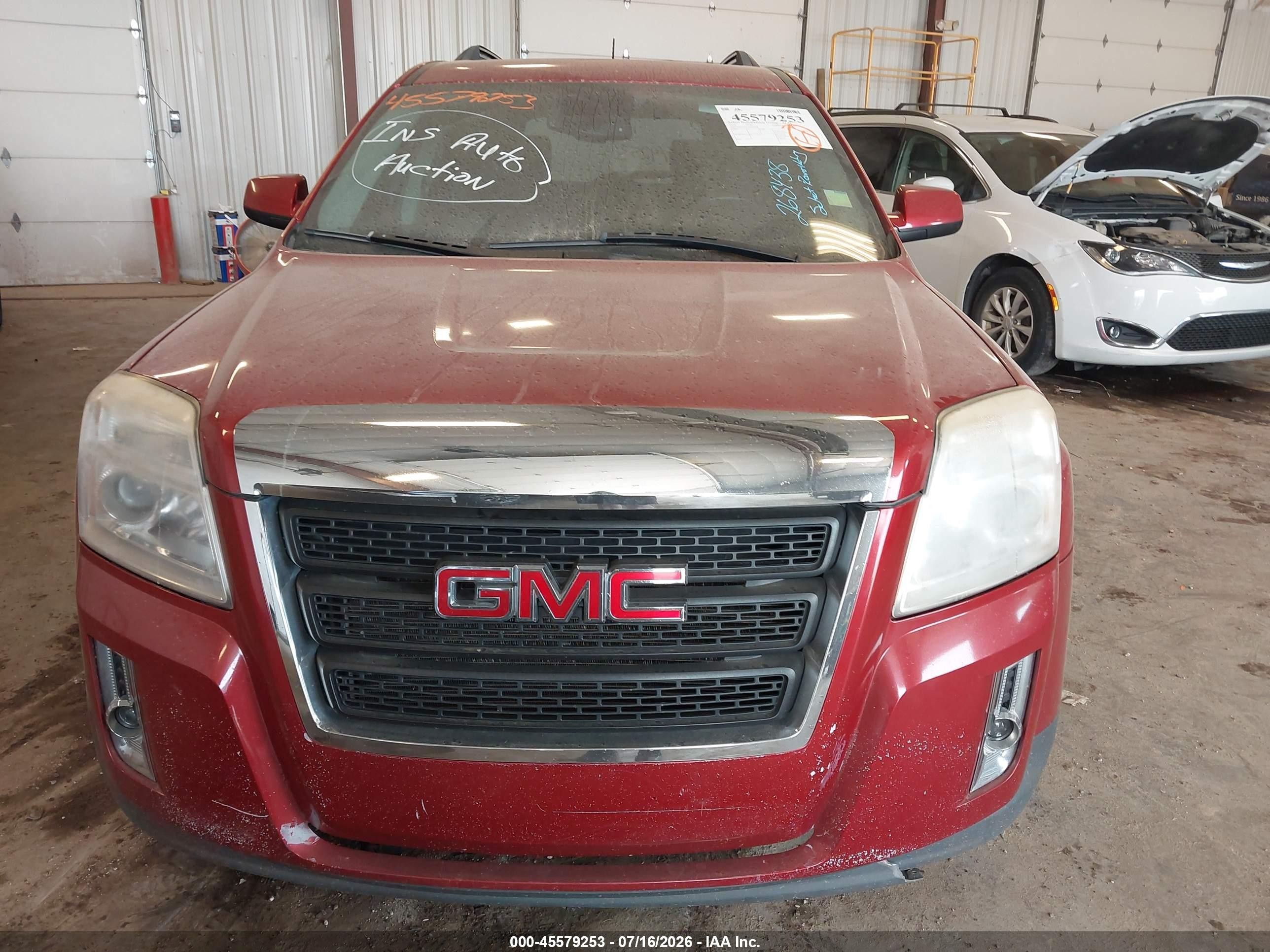2013 Gmc Terrain Sle-2 Red vin: 2GKFLTEKXD6268438