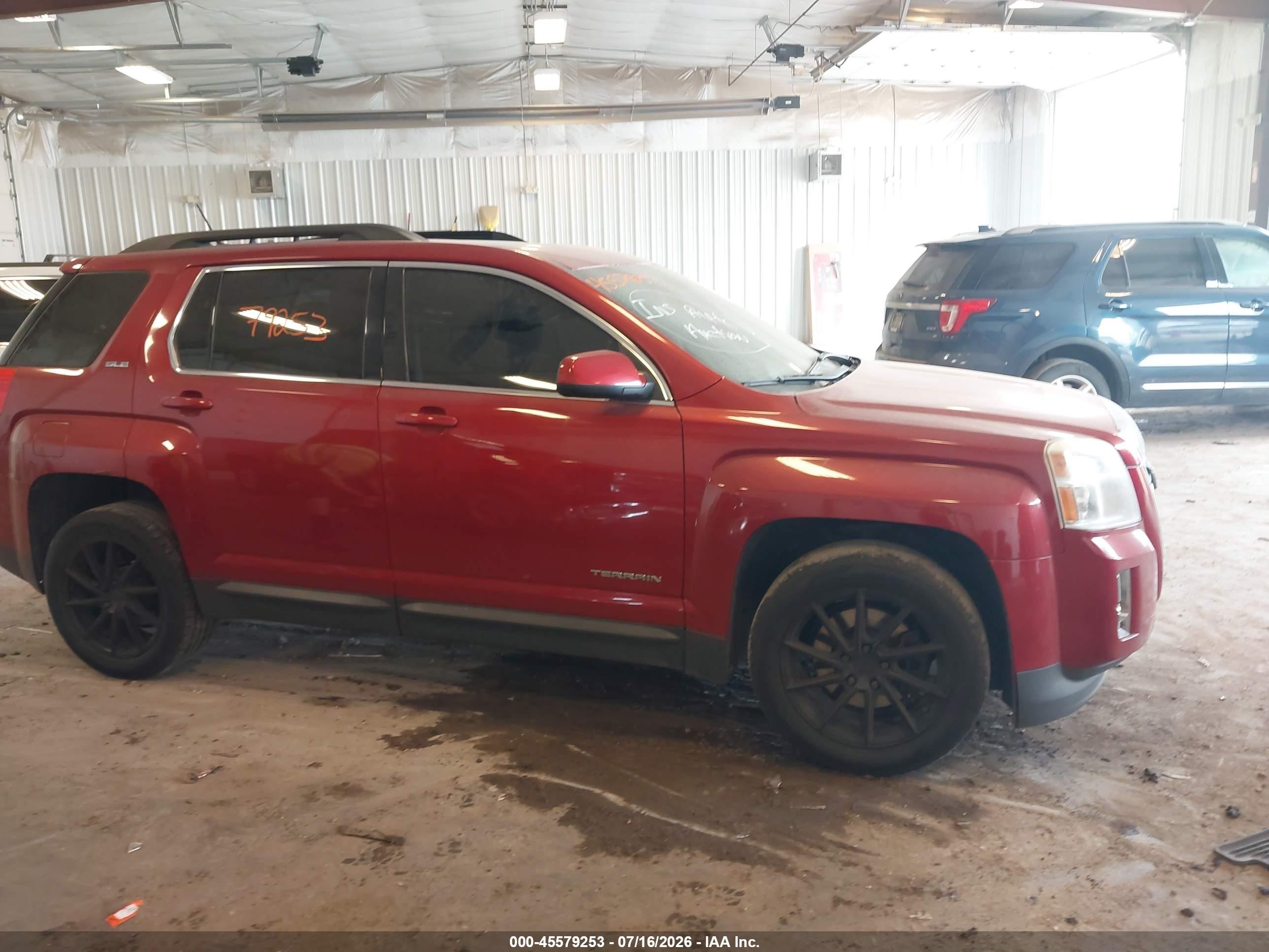 2013 Gmc Terrain Sle-2 Red vin: 2GKFLTEKXD6268438