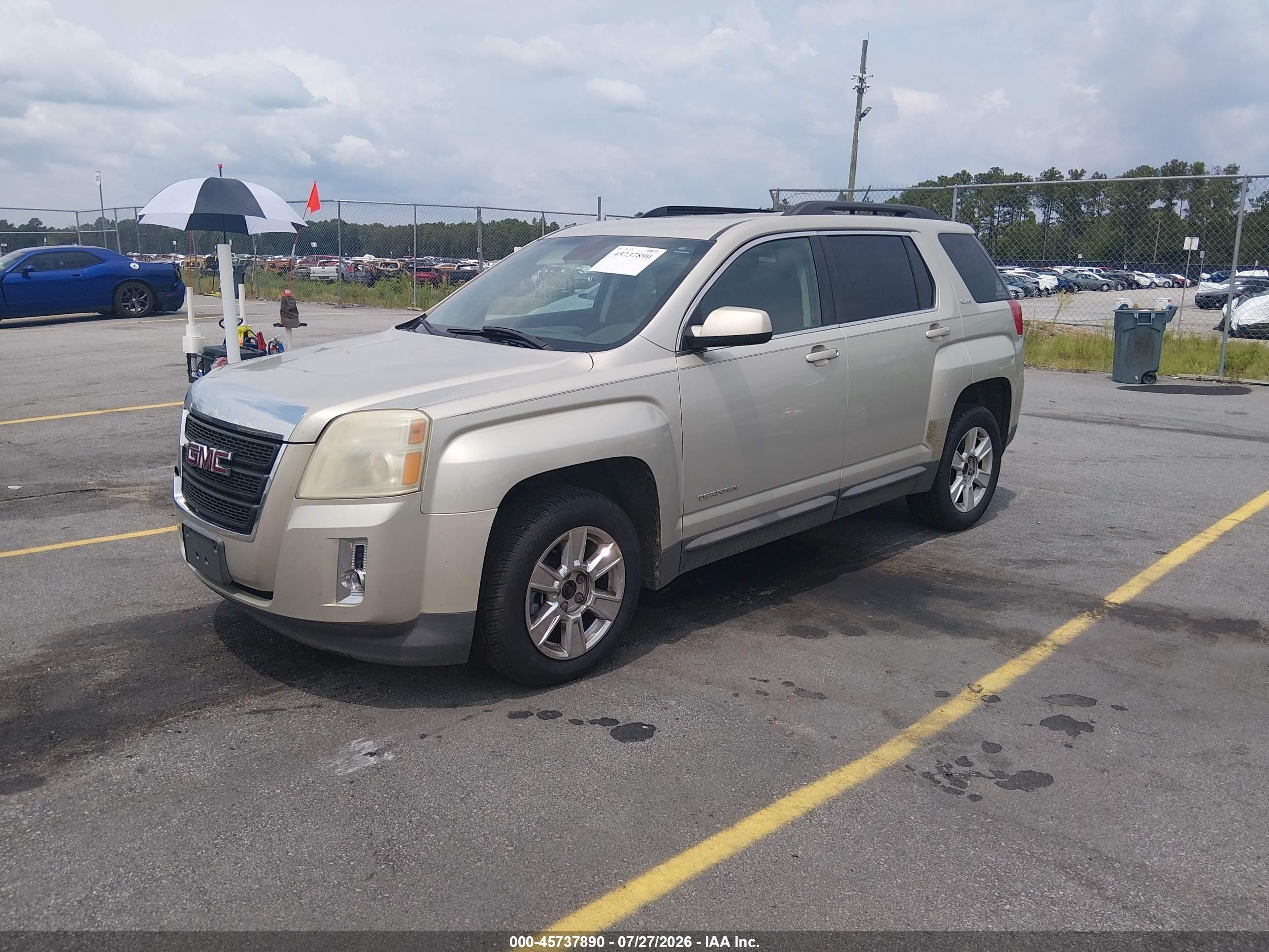 2013 Gmc Terrain Sle-2 Beige vin: 2GKFLTEKXD6287393