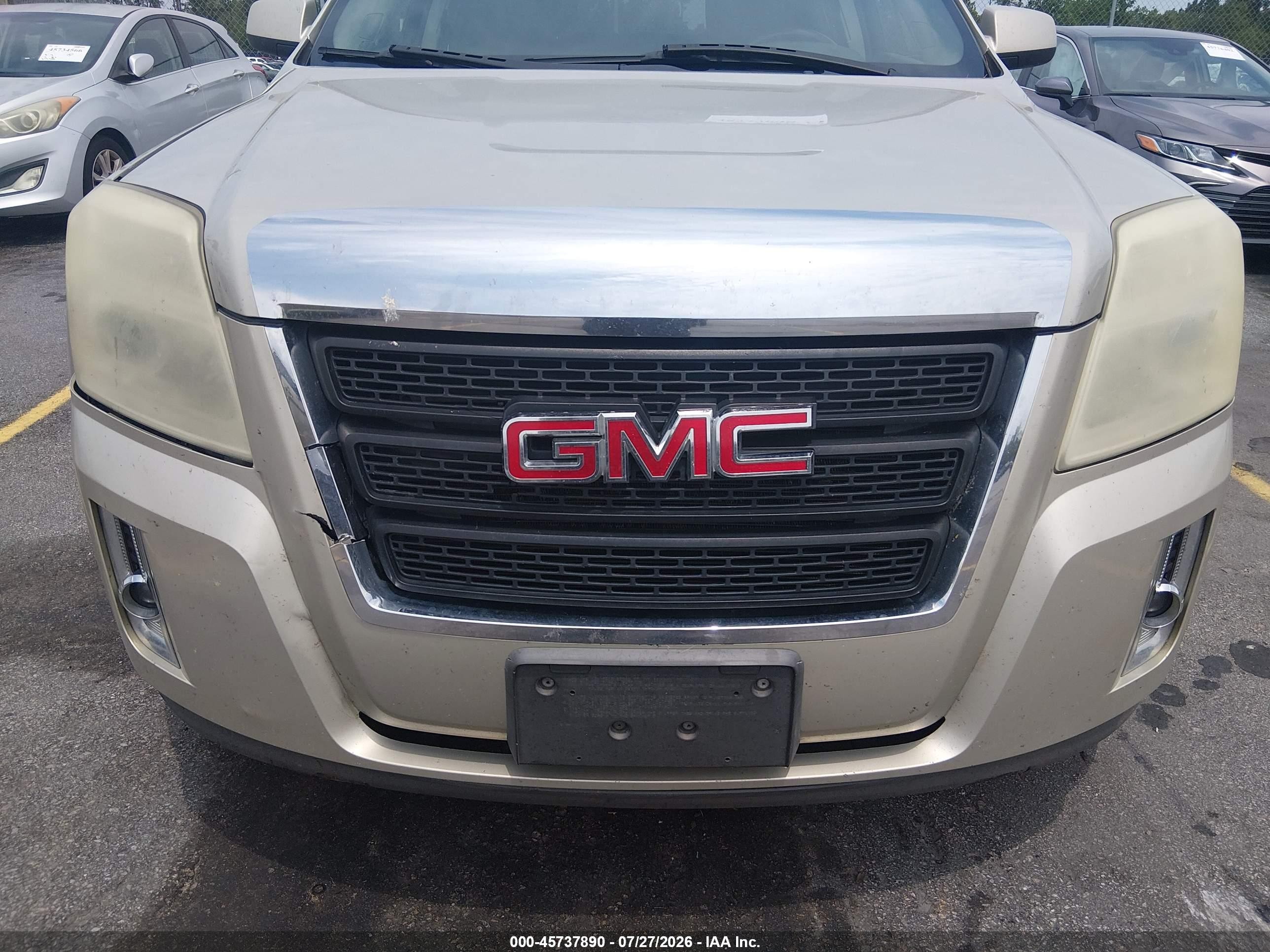 2013 Gmc Terrain Sle-2 Beige vin: 2GKFLTEKXD6287393