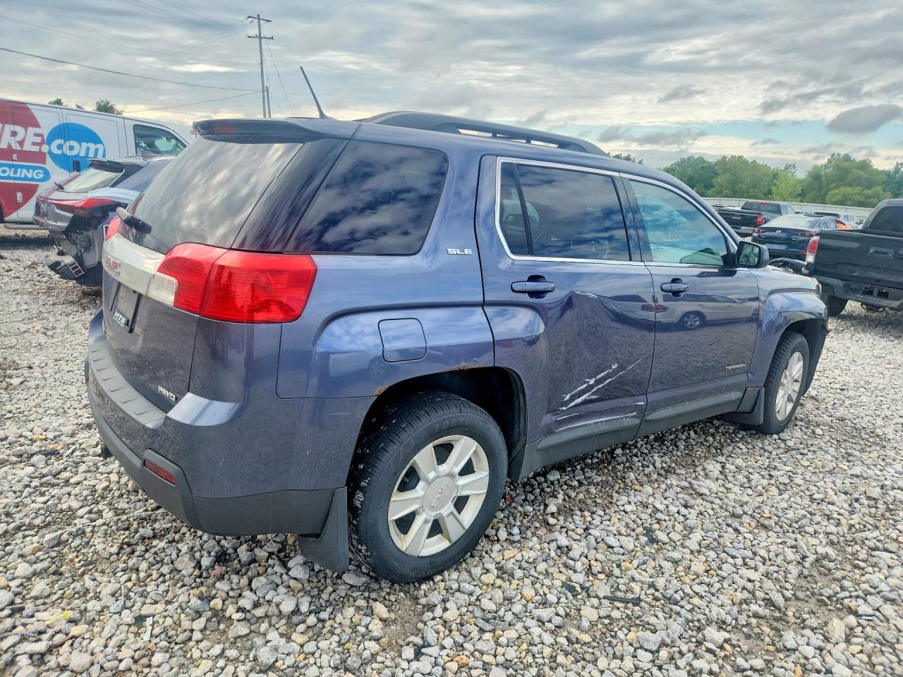 2013 Gmc Terrain Sle Blue vin: 2GKFLTEKXD6348287