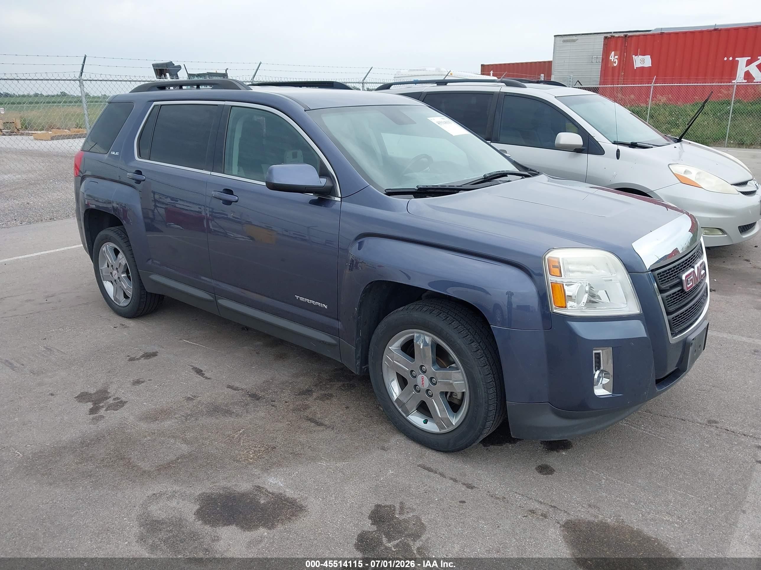 2013 Gmc Terrain Sle-2 Синий vin: 2GKFLTEKXD6428625