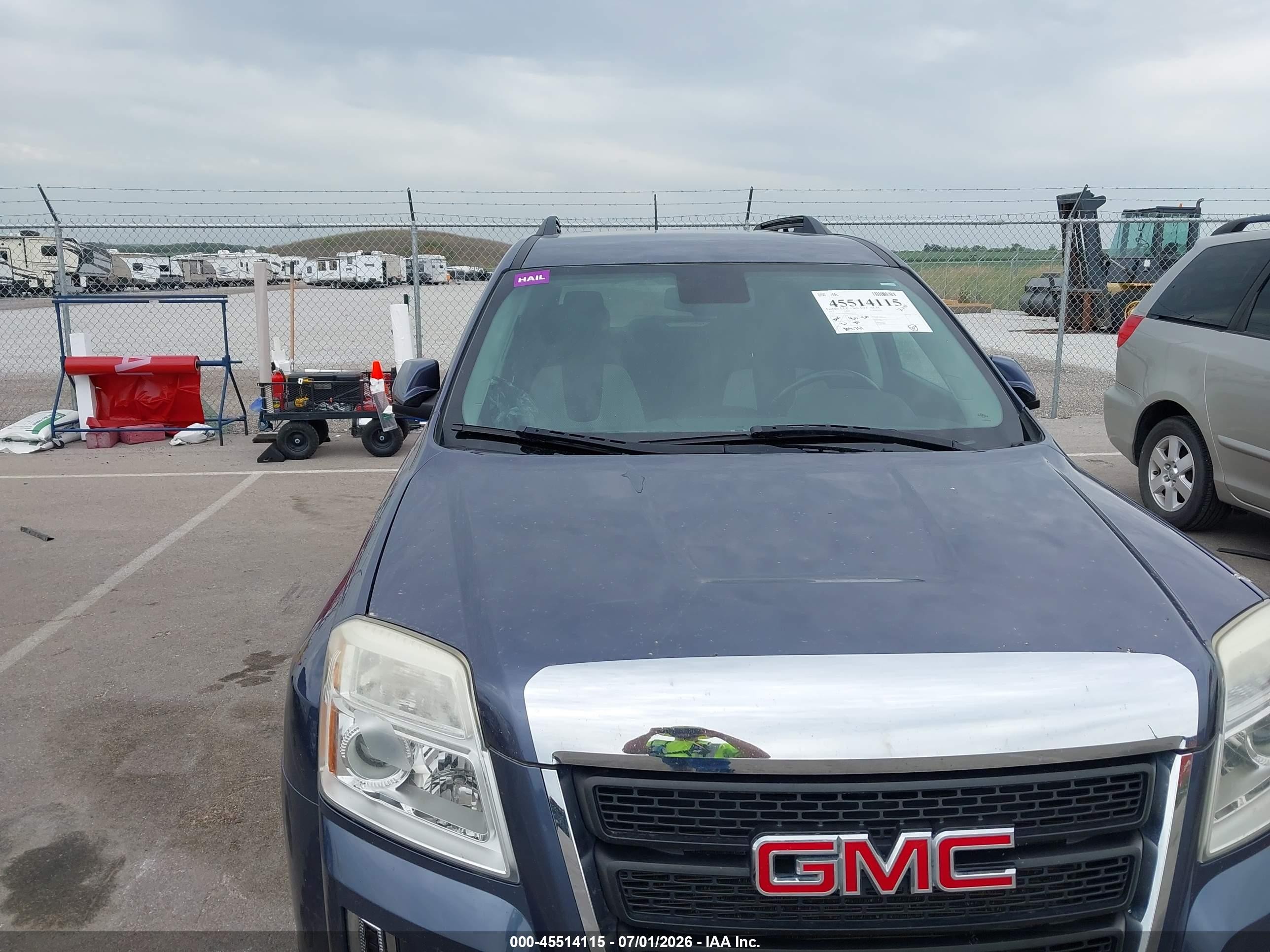 2013 Gmc Terrain Sle-2 Blue vin: 2GKFLTEKXD6428625