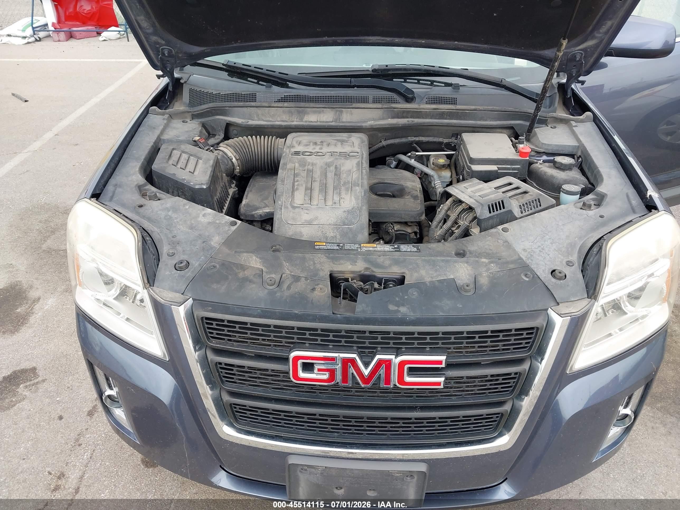 2013 Gmc Terrain Sle-2 Blue vin: 2GKFLTEKXD6428625