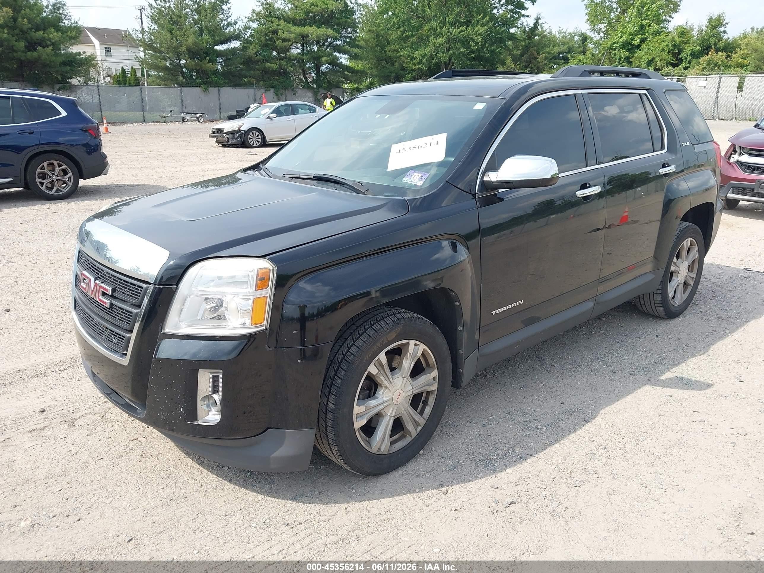 2017 Gmc Terrain Sle-2 Black vin: 2GKFLTEKXH6286105