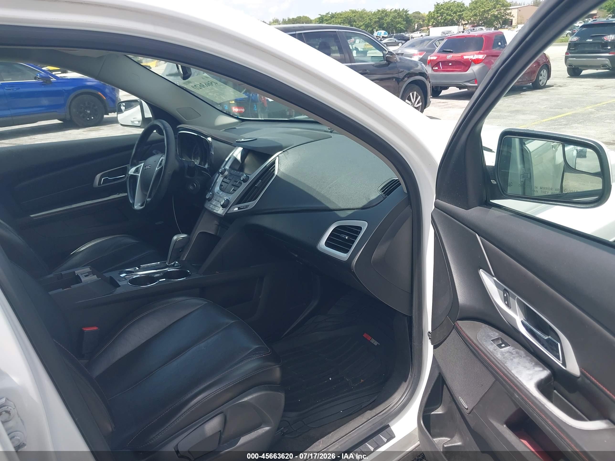 2013 Gmc Terrain Slt-1 White vin: 2GKFLUE30D6135525