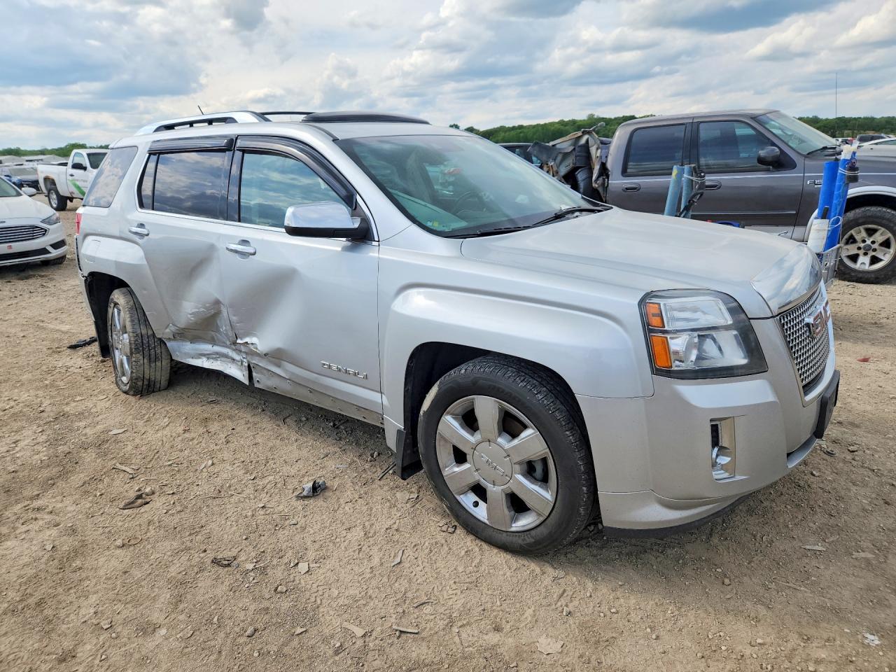 2014 Gmc Terrain Denali Серебряный vin: 2GKFLUE30E6184306