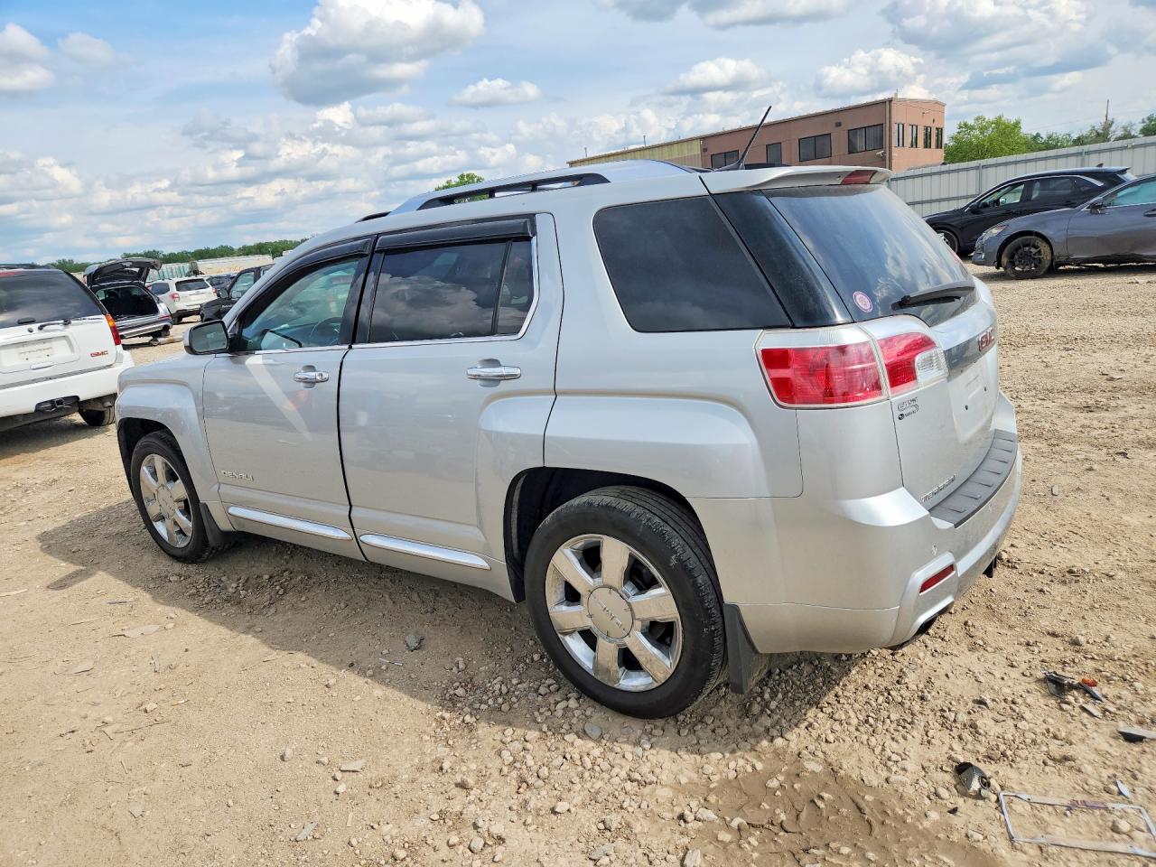 2014 Gmc Terrain Denali Серебряный vin: 2GKFLUE30E6184306
