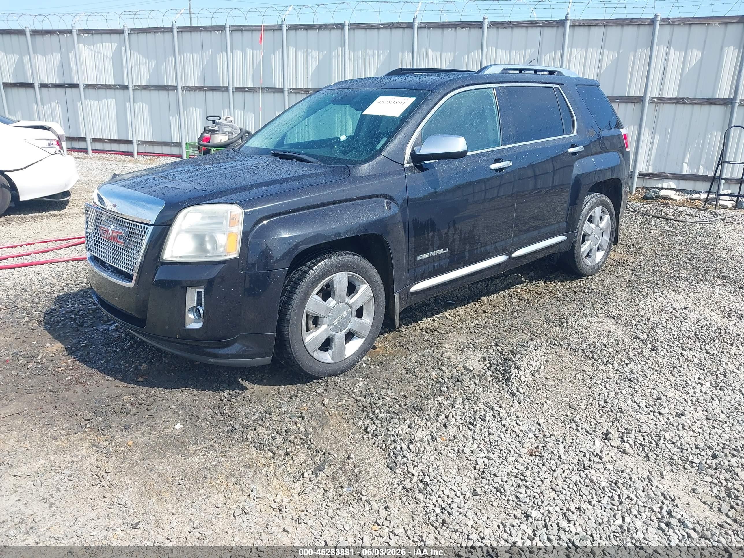 2014 Gmc Terrain Denali Black vin: 2GKFLUE30E6219538