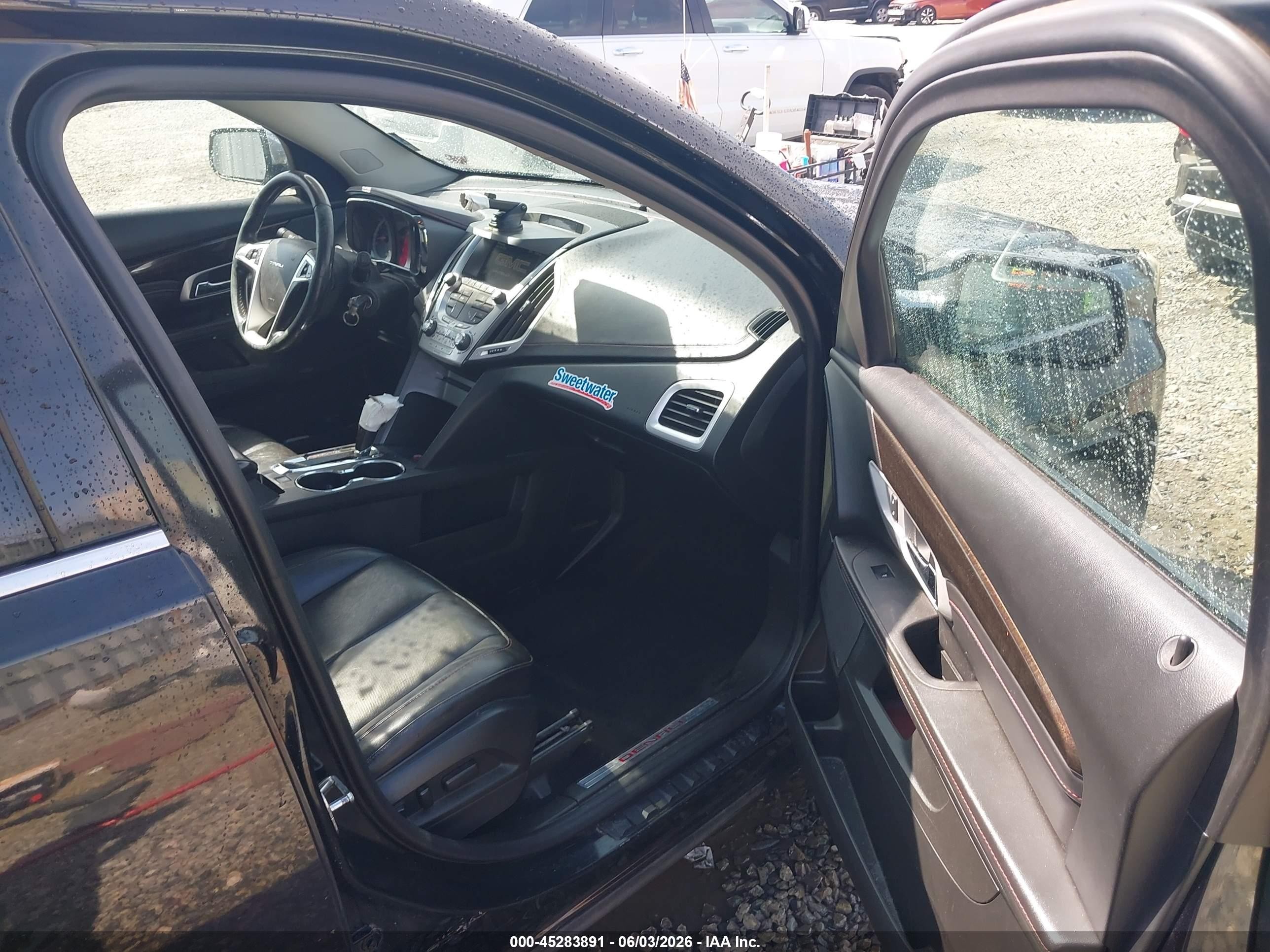 2014 Gmc Terrain Denali Black vin: 2GKFLUE30E6219538