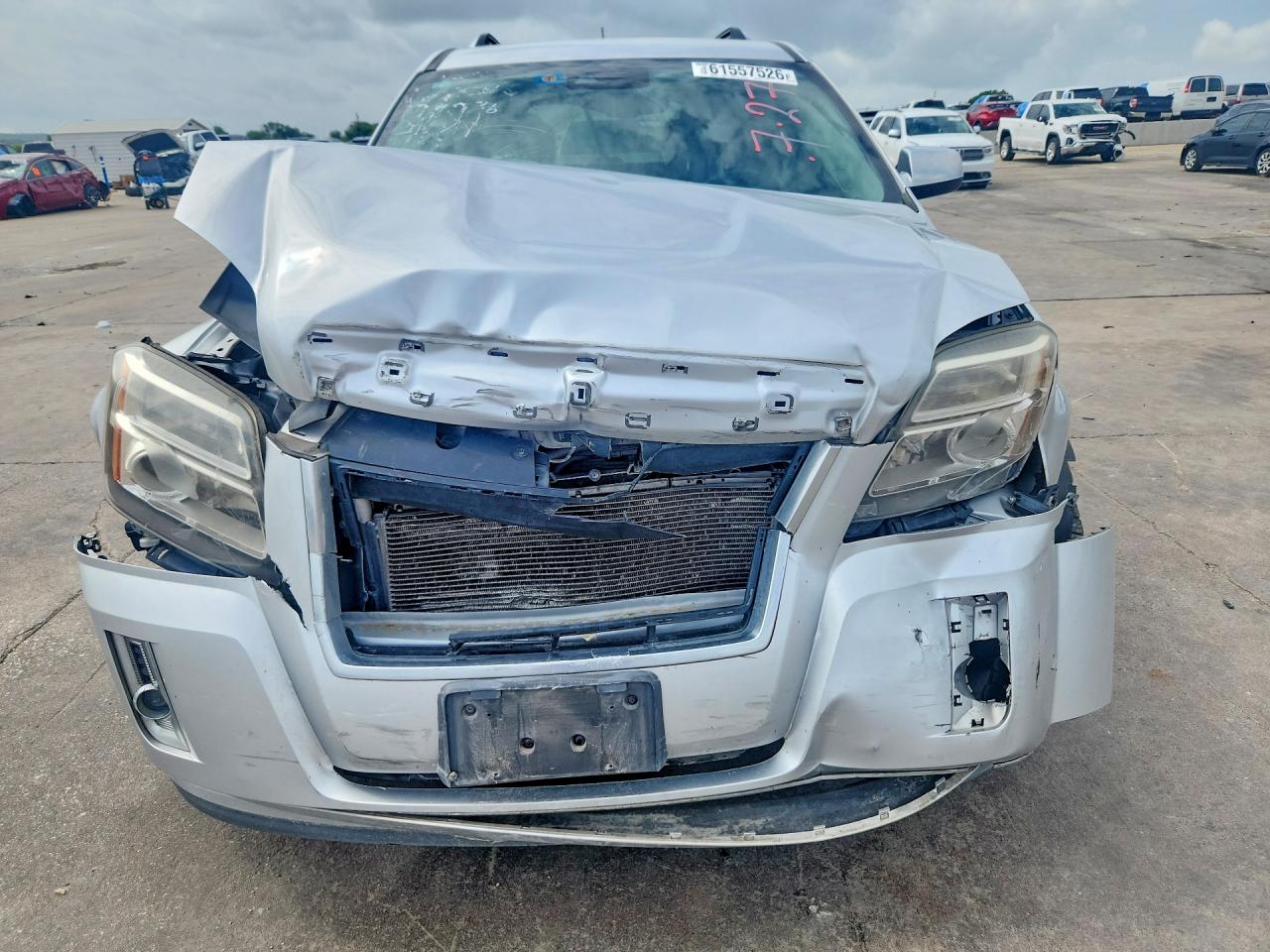 2015 Gmc Terrain Denali Silver vin: 2GKFLUE30F6147340