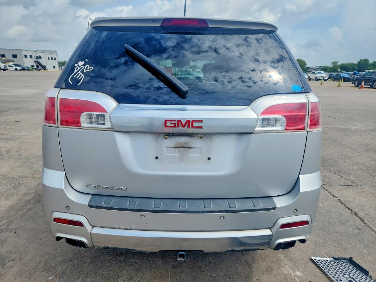 2015 Gmc Terrain Denali Silver vin: 2GKFLUE30F6147340