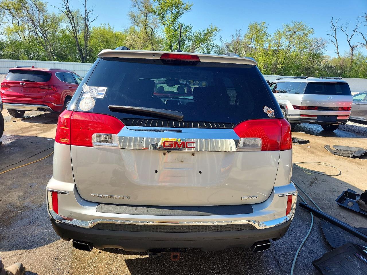 2017 Gmc Terrain Slt Gray vin: 2GKFLUE30H6144506