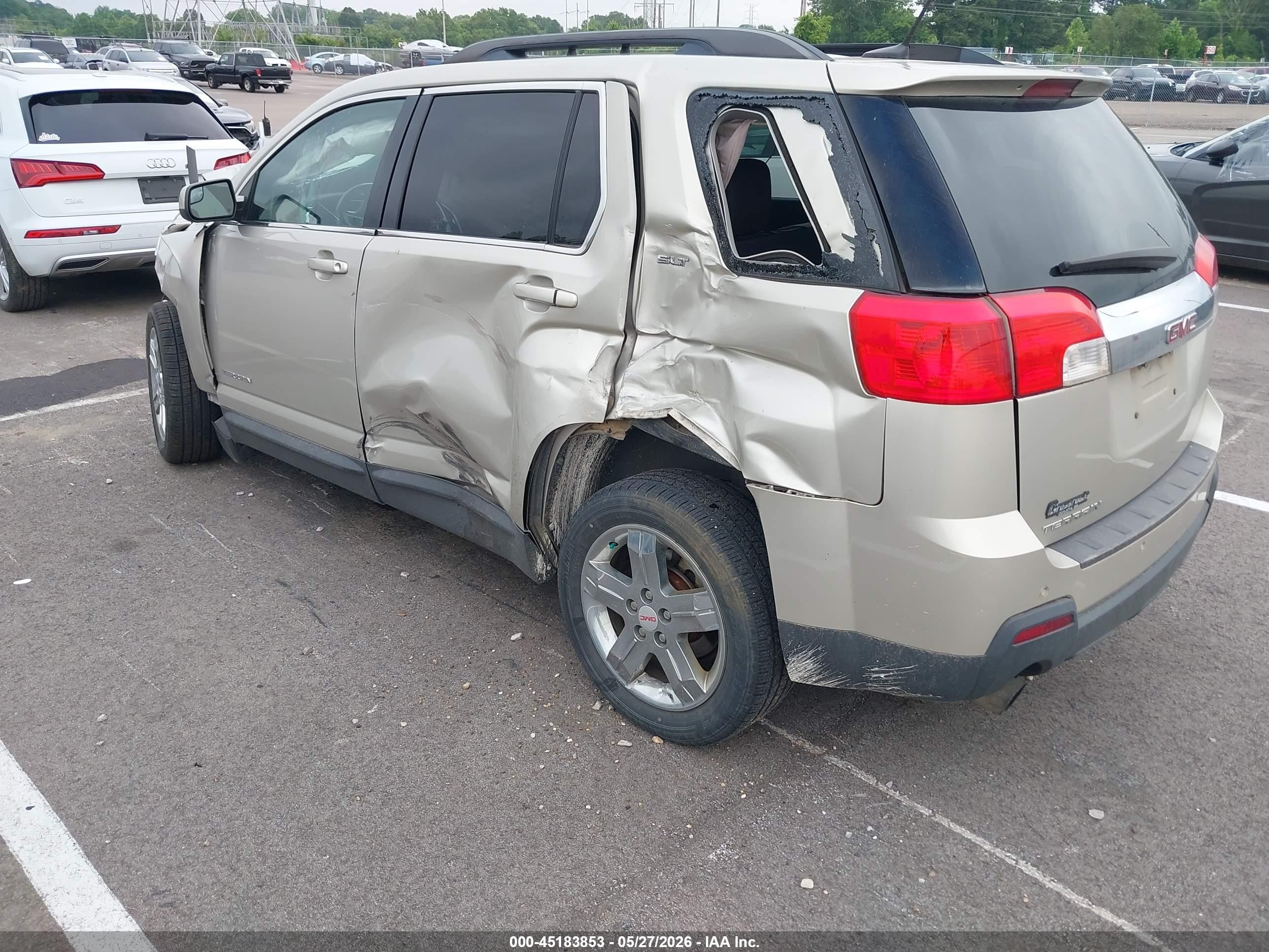 2013 Gmc Terrain Slt-1 Gold vin: 2GKFLUE31D6426468