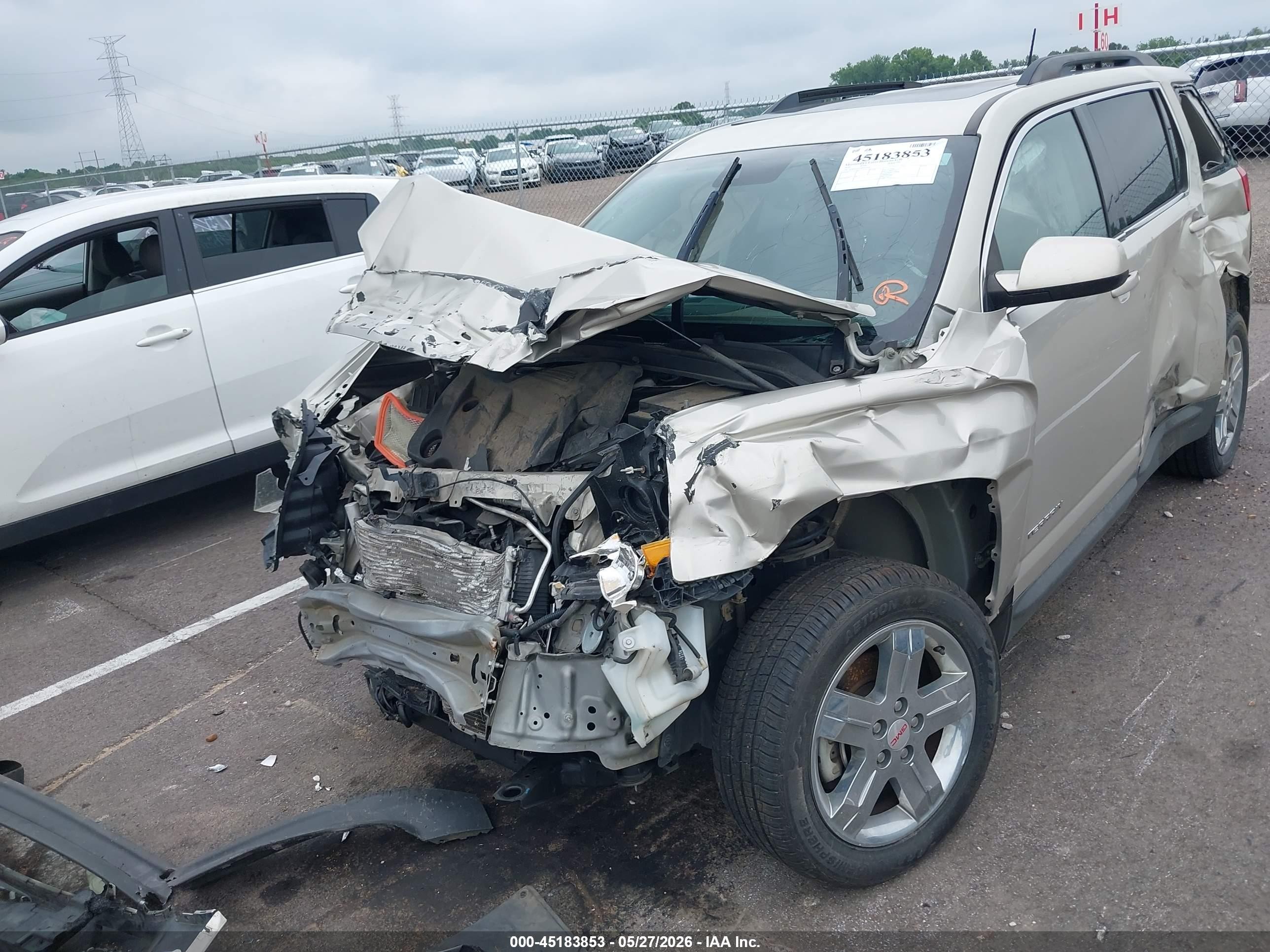 2013 Gmc Terrain Slt-1 Gold vin: 2GKFLUE31D6426468