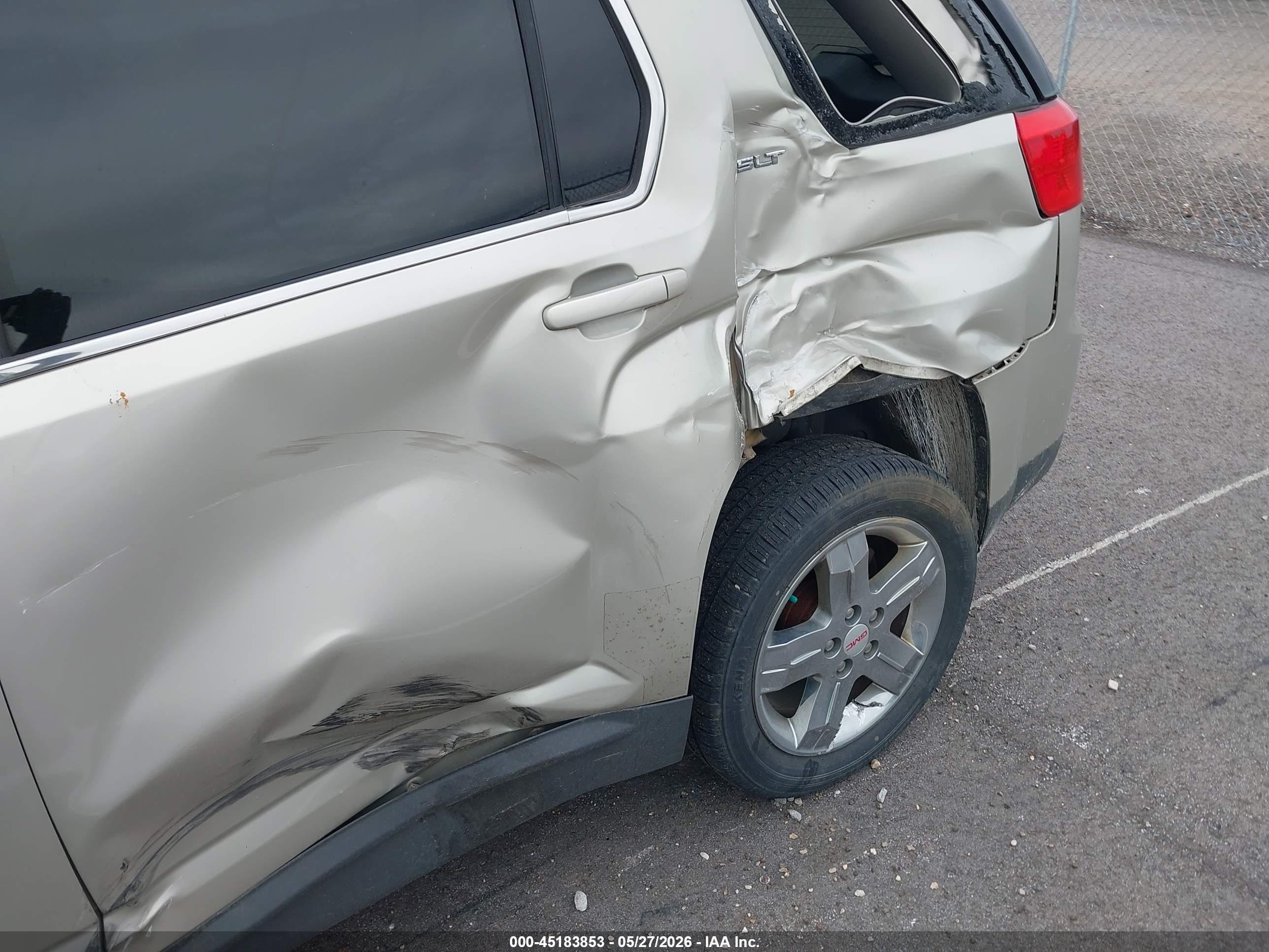 2013 Gmc Terrain Slt-1 Gold vin: 2GKFLUE31D6426468