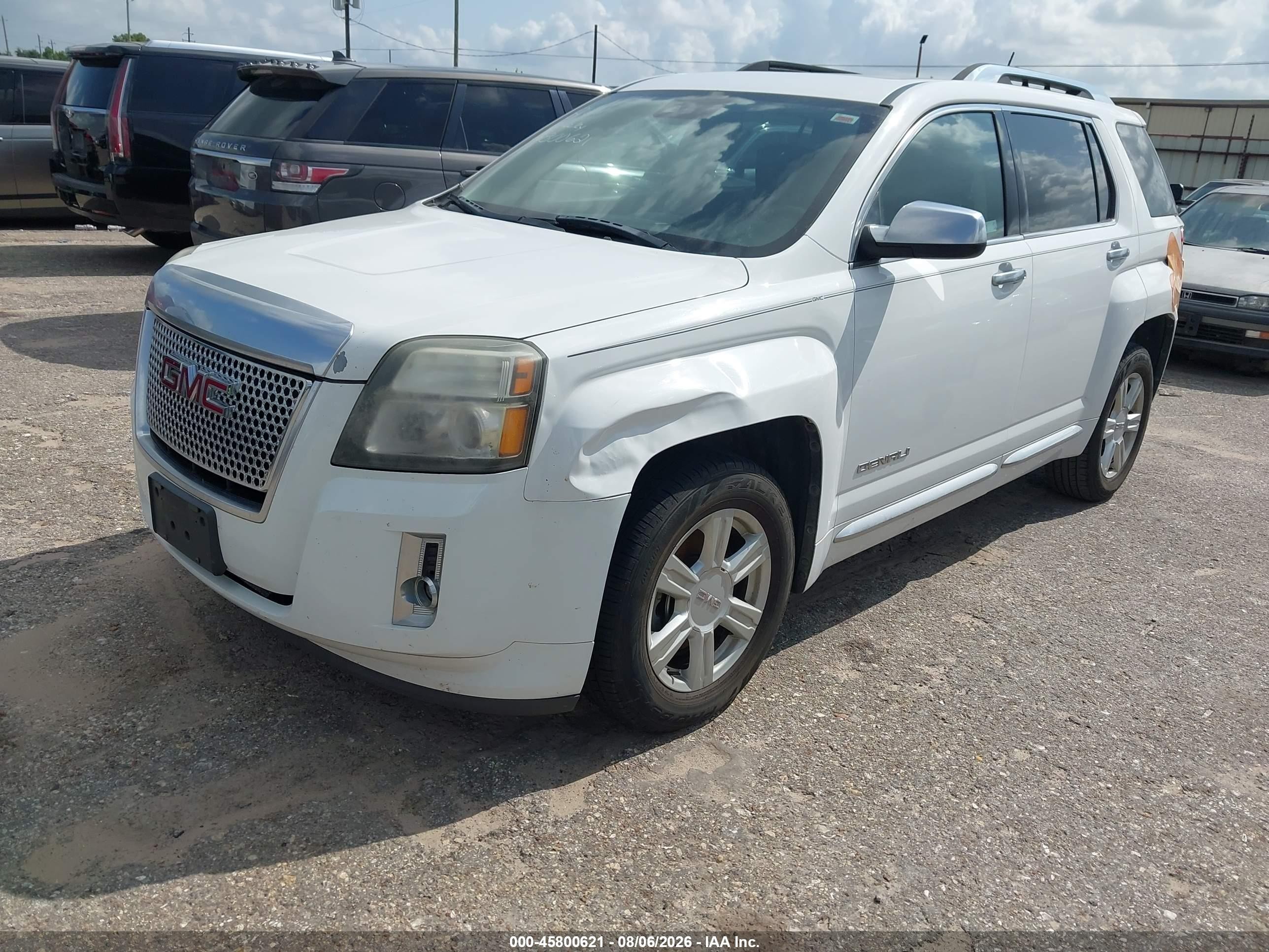 2015 Gmc Terrain Denali White vin: 2GKFLUE31F6200434