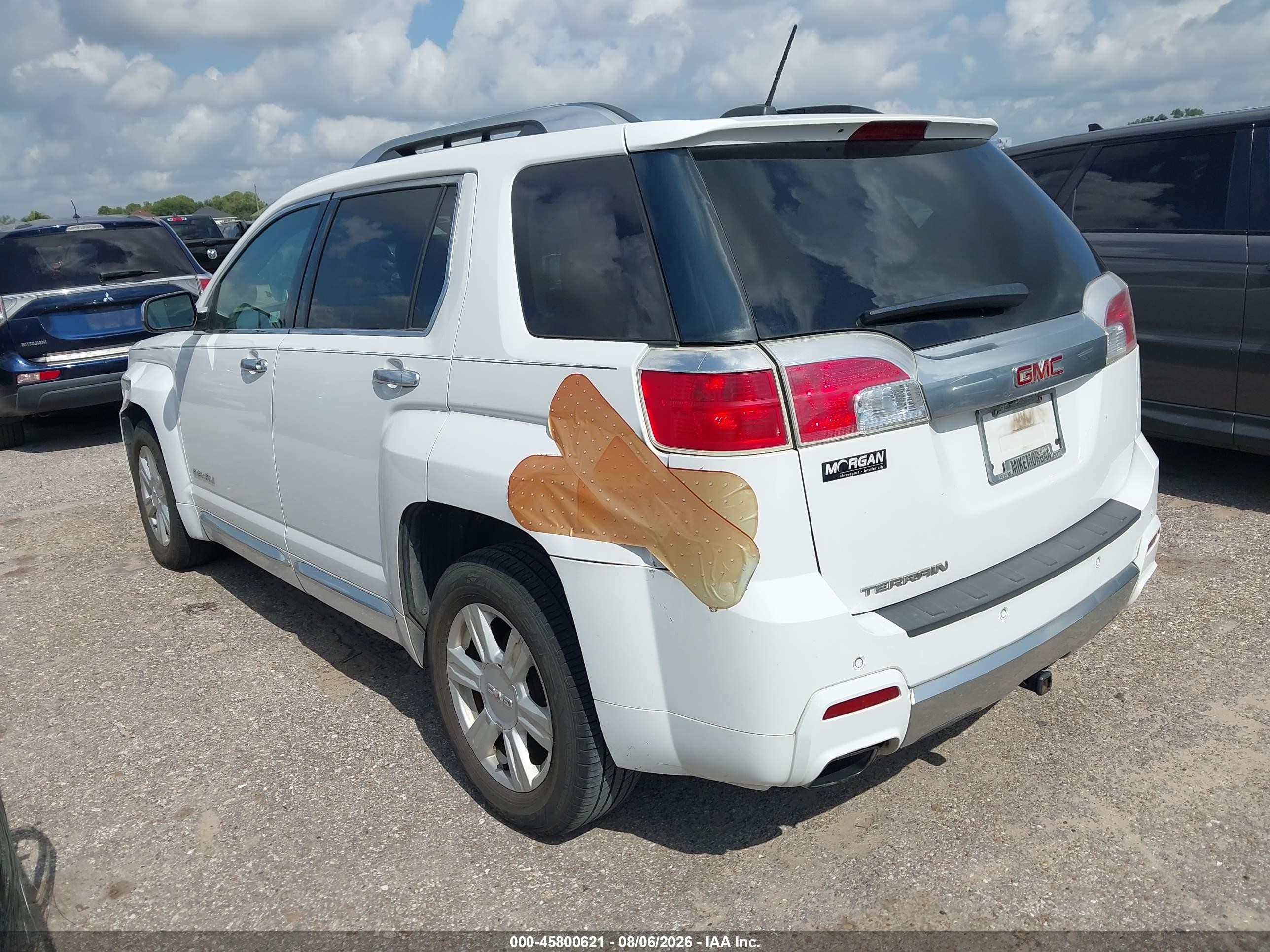 2015 Gmc Terrain Denali White vin: 2GKFLUE31F6200434