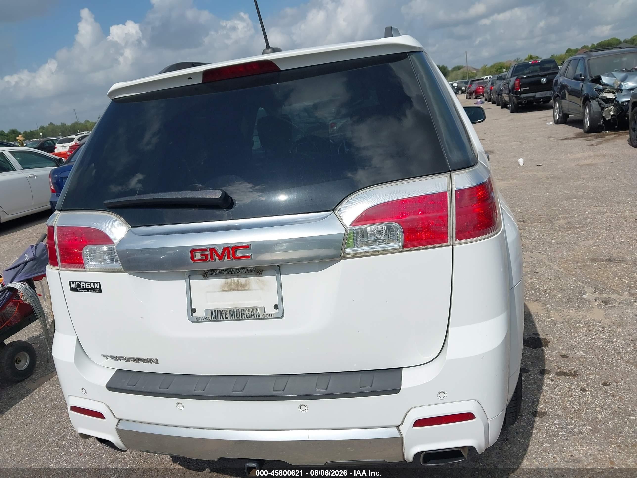2015 Gmc Terrain Denali White vin: 2GKFLUE31F6200434