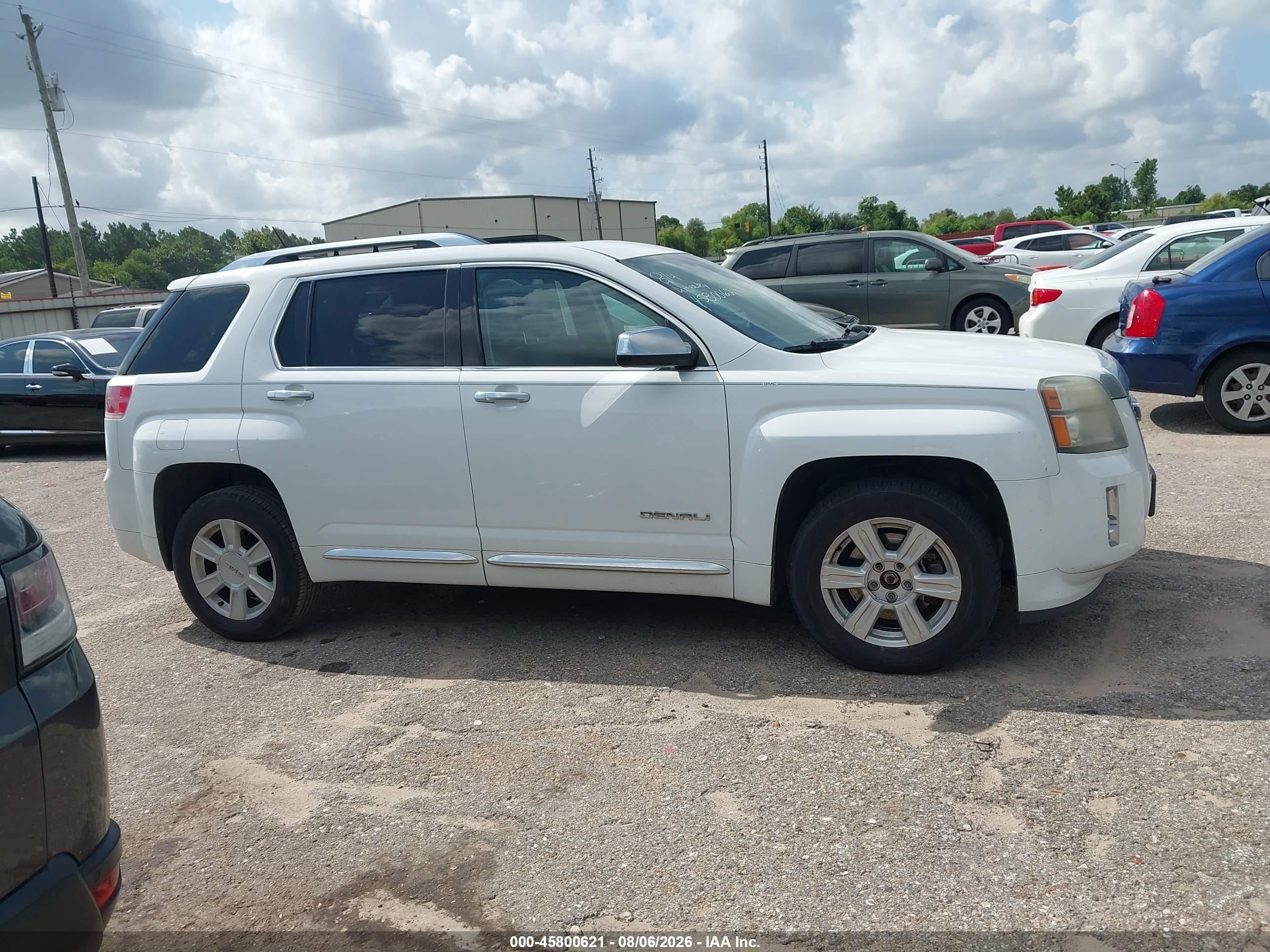 2015 Gmc Terrain Denali White vin: 2GKFLUE31F6200434