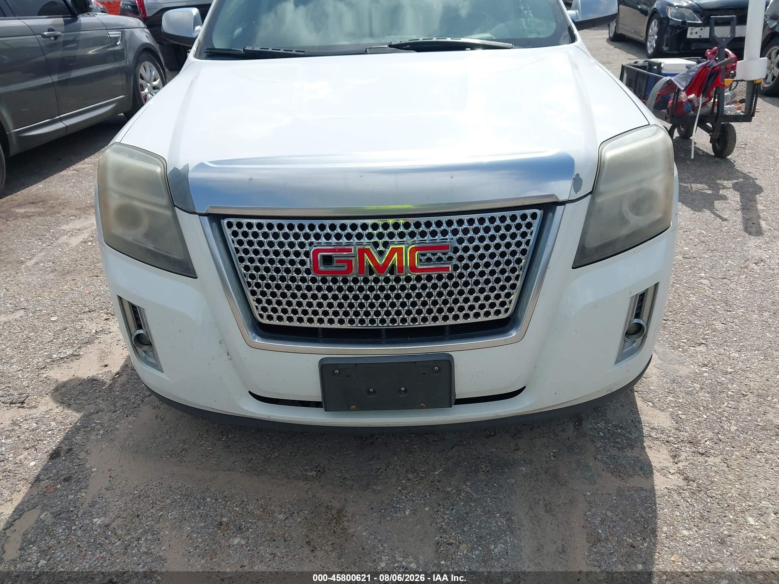 2015 Gmc Terrain Denali White vin: 2GKFLUE31F6200434