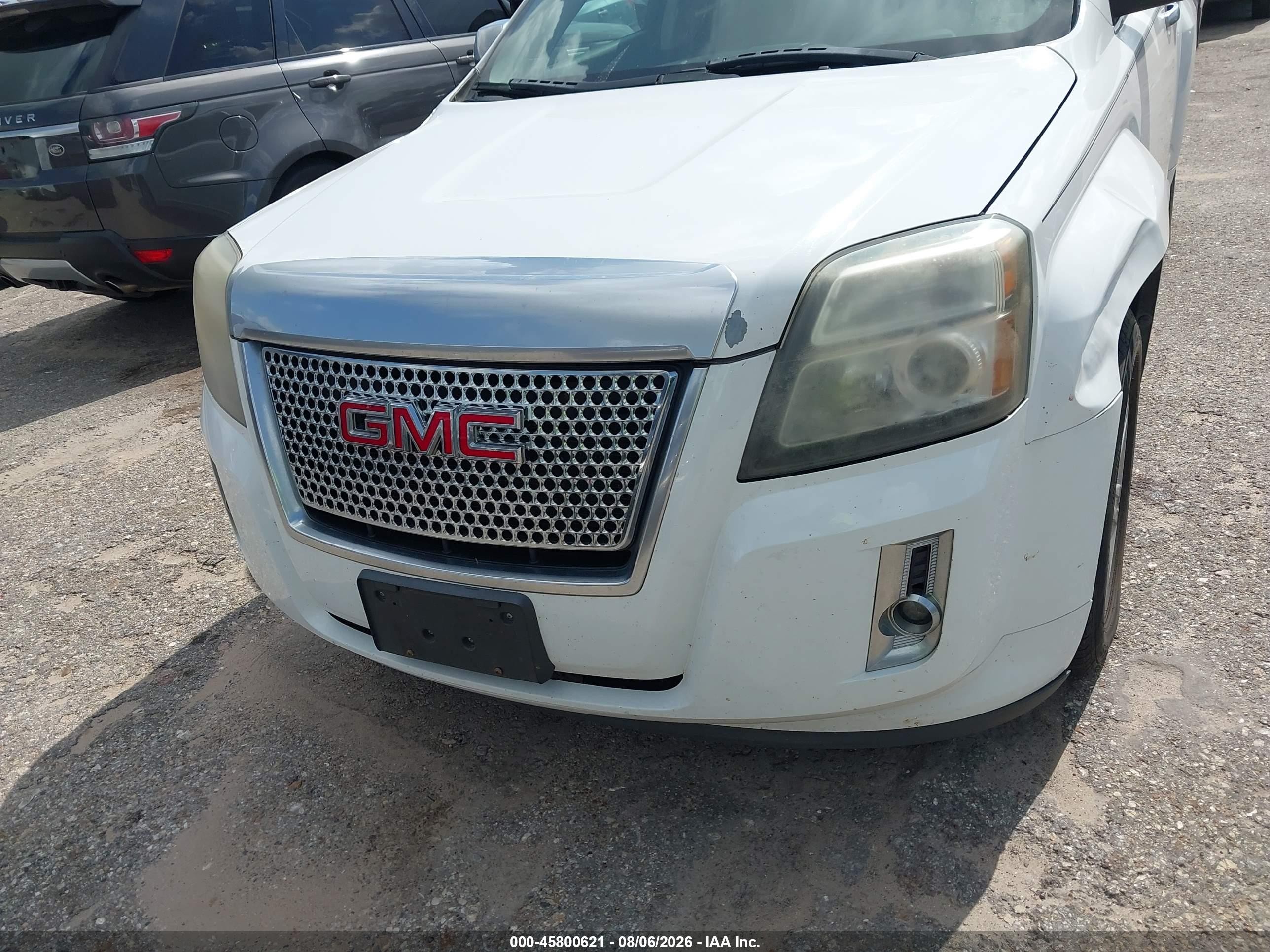 2015 Gmc Terrain Denali White vin: 2GKFLUE31F6200434