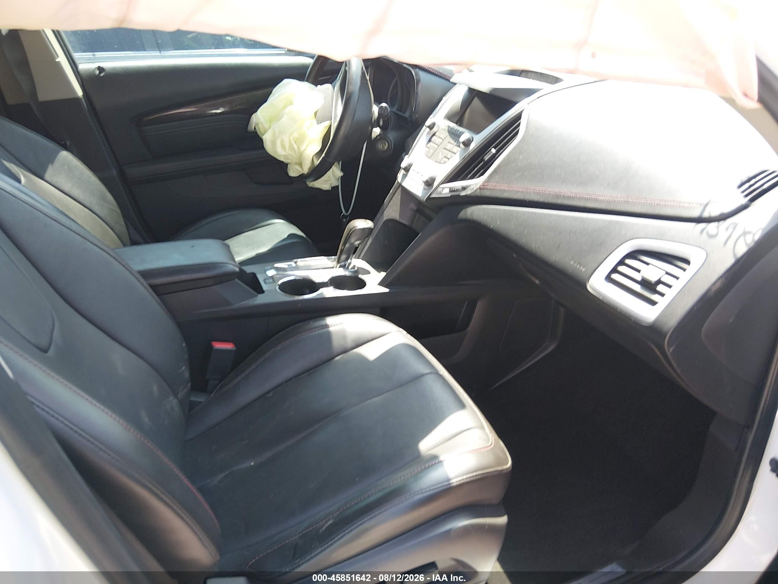 2015 Gmc Terrain Denali White vin: 2GKFLUE31F6297649