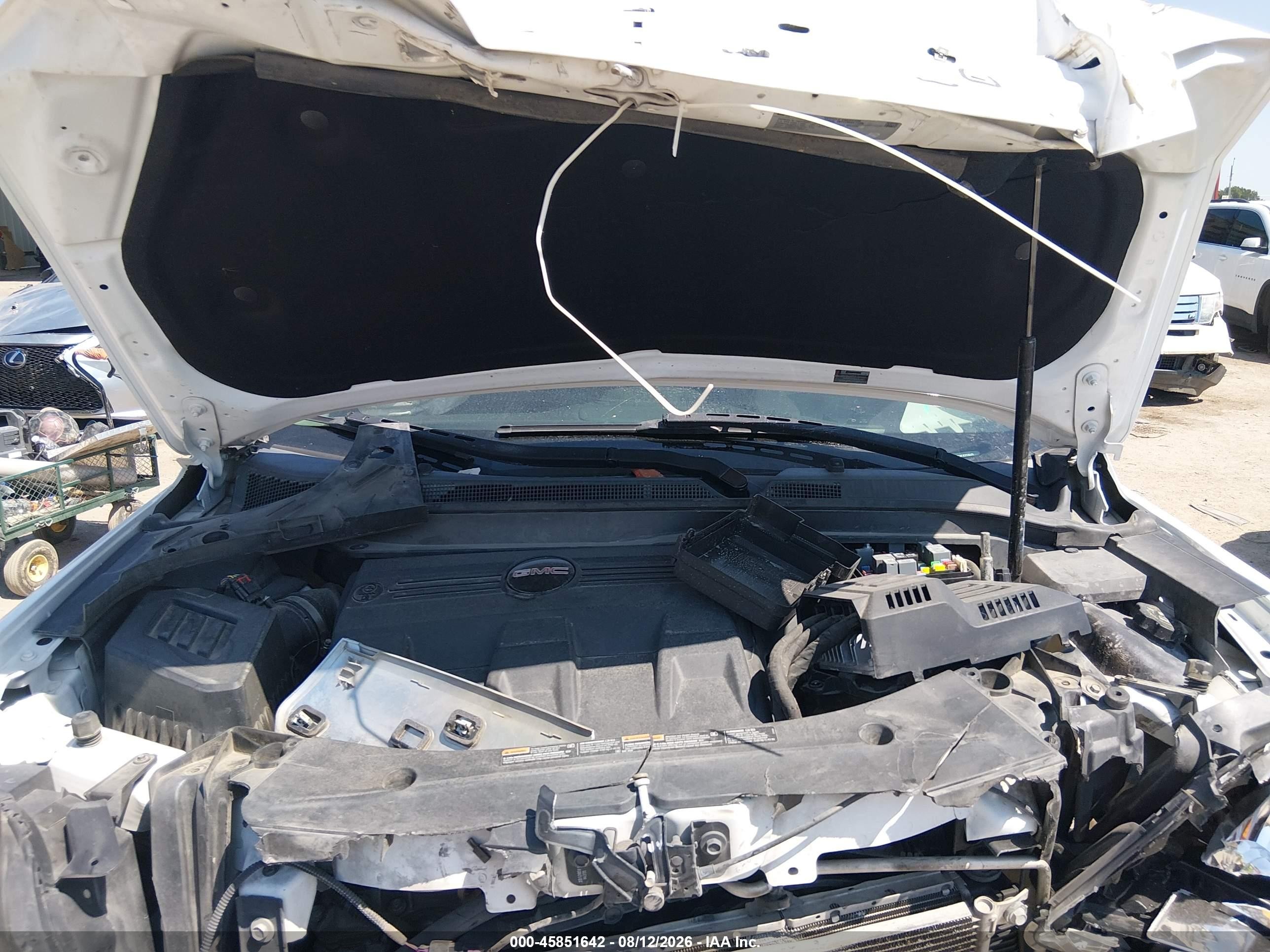 2015 Gmc Terrain Denali White vin: 2GKFLUE31F6297649