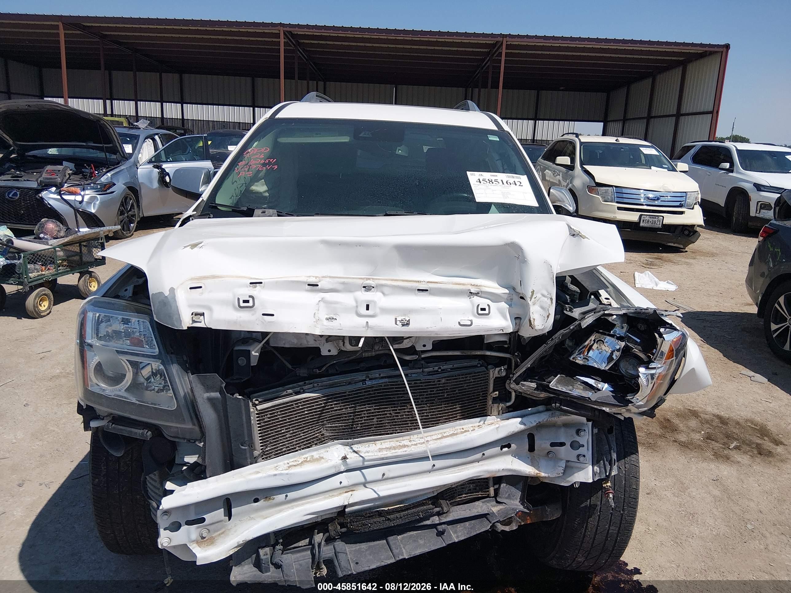 2015 Gmc Terrain Denali White vin: 2GKFLUE31F6297649