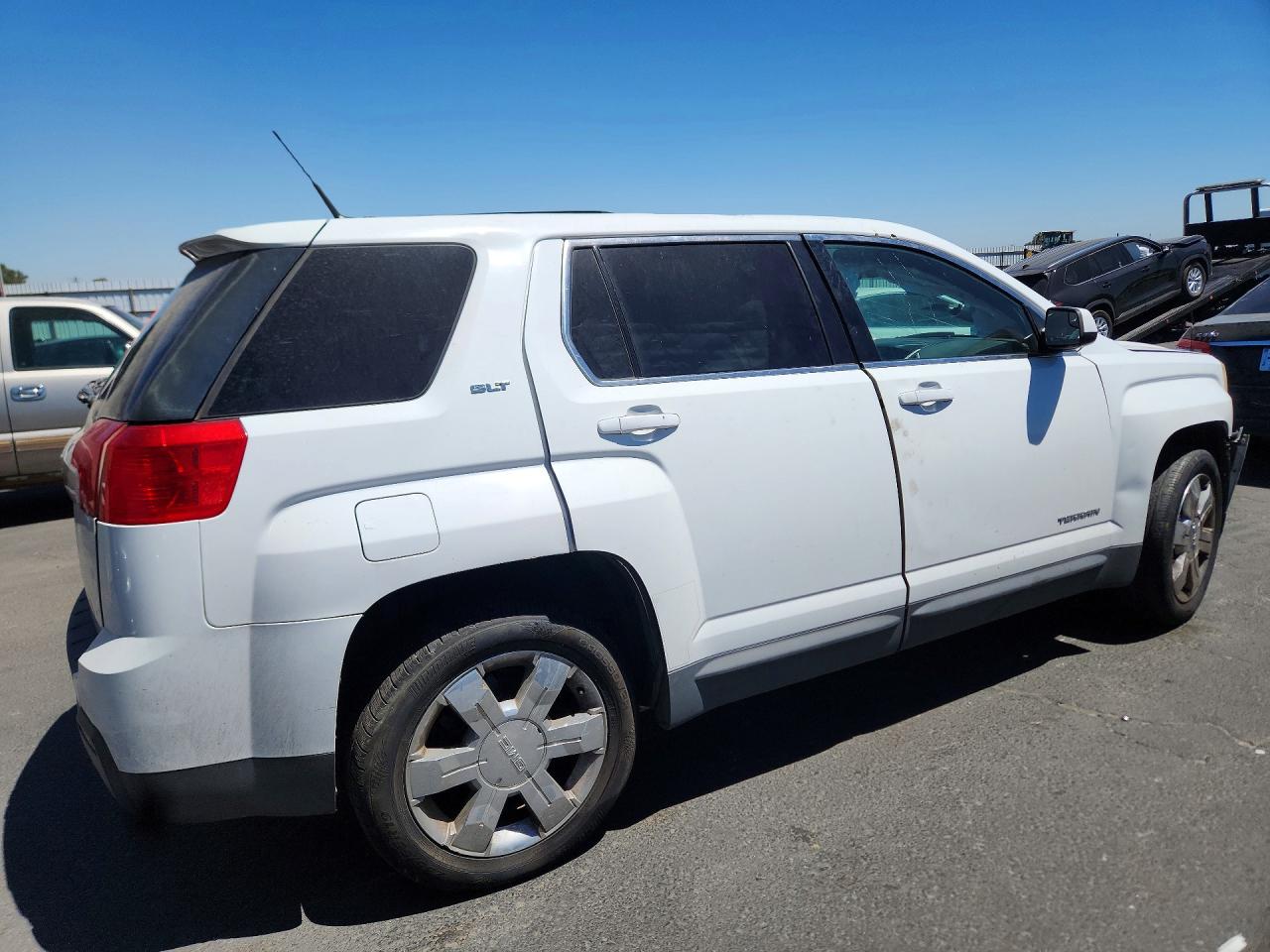 2013 Gmc Terrain Slt White vin: 2GKFLUE32D6122811