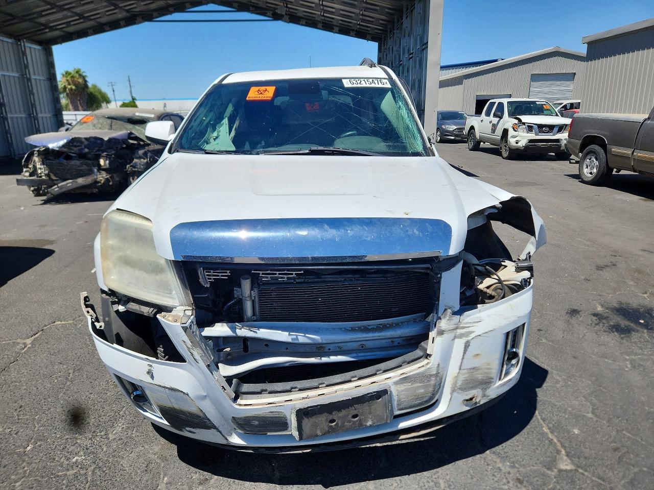 2013 Gmc Terrain Slt White vin: 2GKFLUE32D6122811