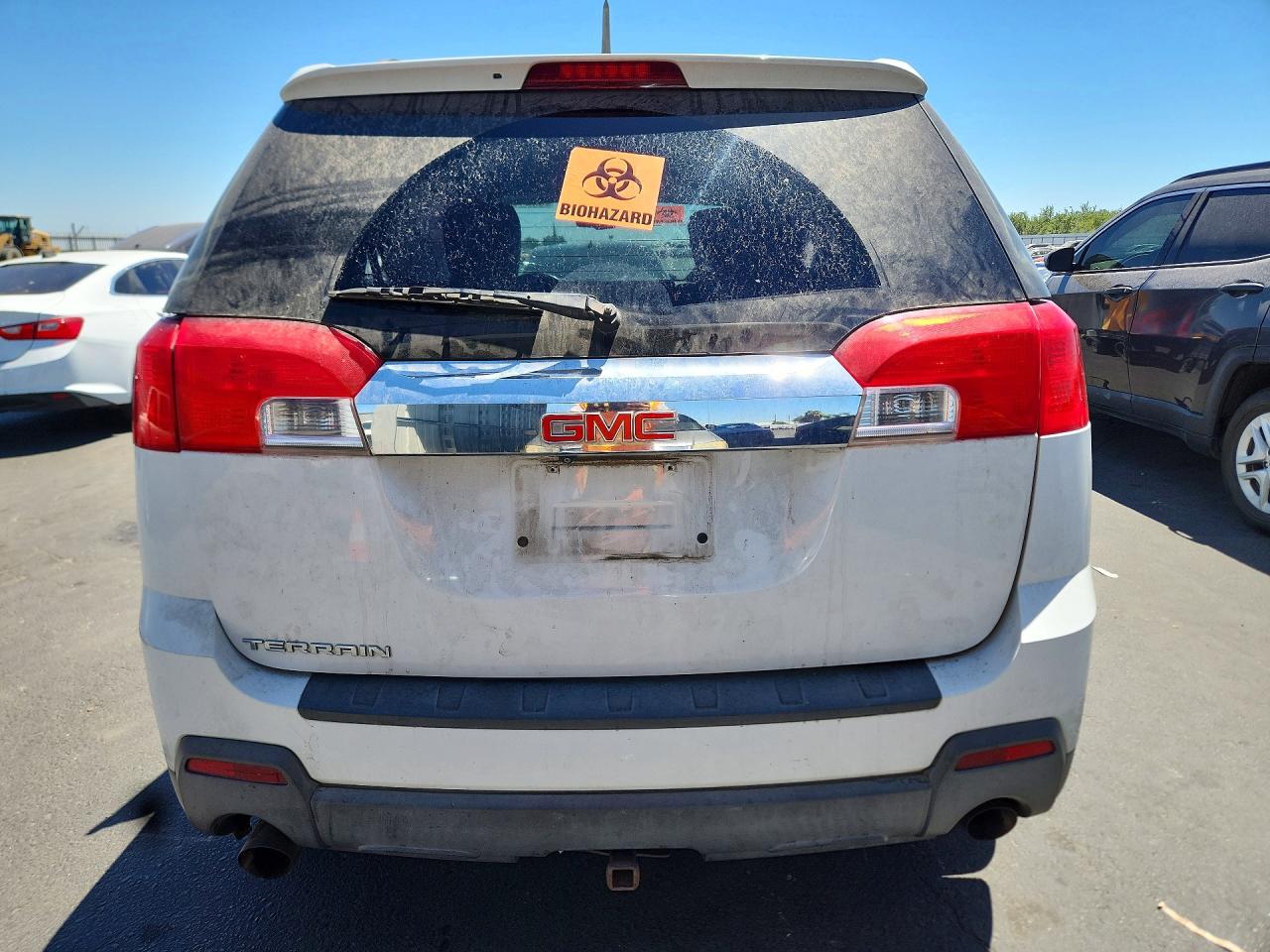 2013 Gmc Terrain Slt White vin: 2GKFLUE32D6122811