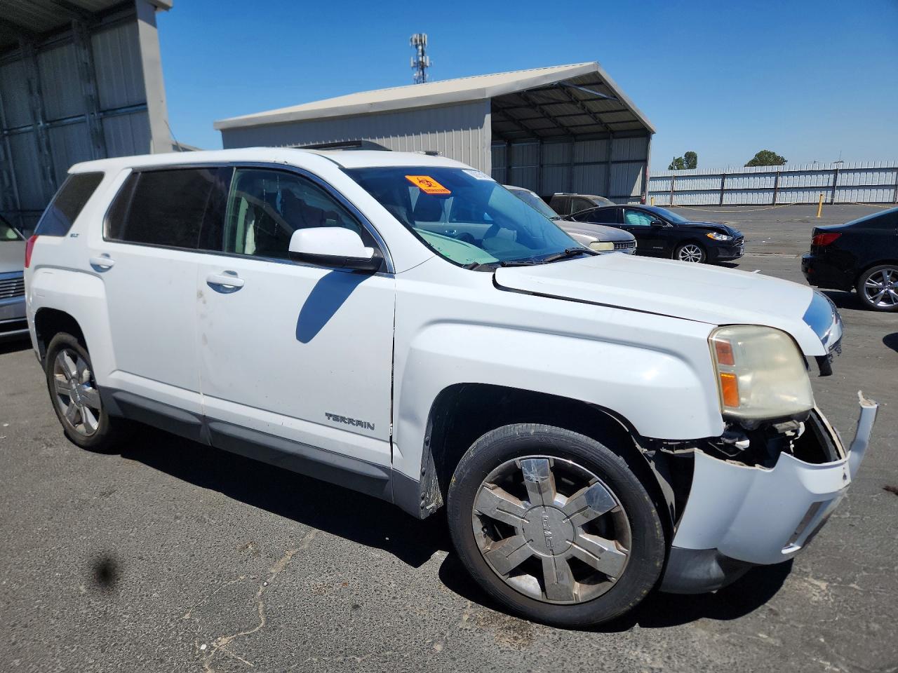 2013 Gmc Terrain Slt White vin: 2GKFLUE32D6122811