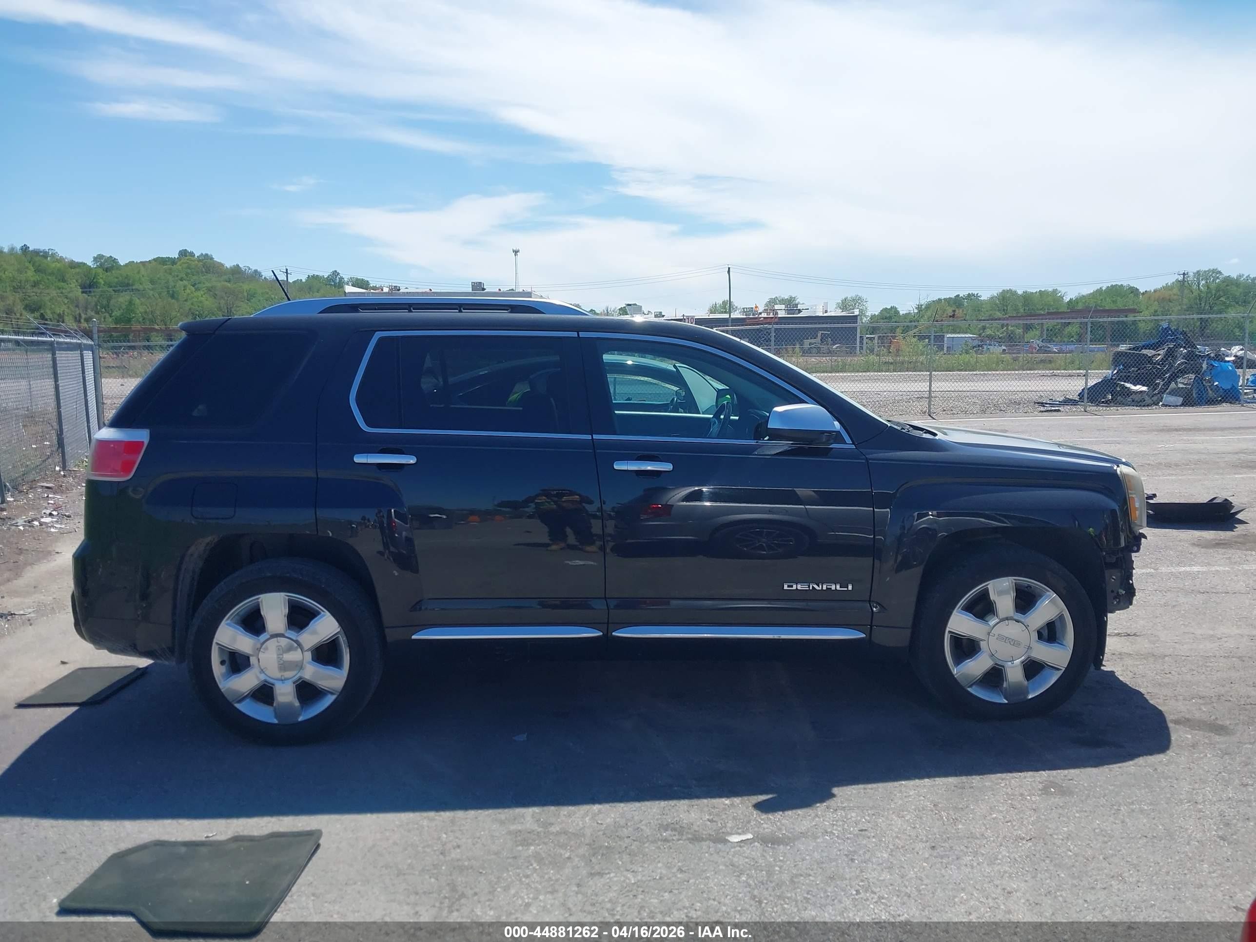 2015 Gmc Terrain Denali Black vin: 2GKFLUE32F6292007