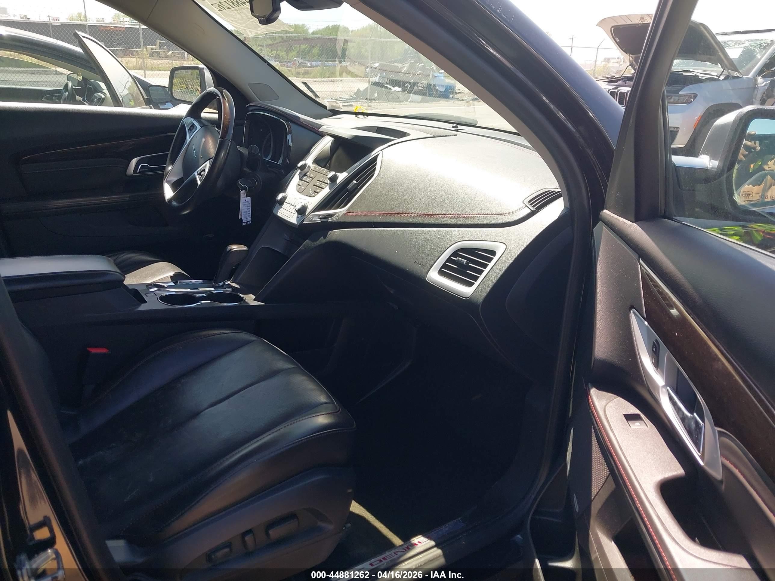 2015 Gmc Terrain Denali Black vin: 2GKFLUE32F6292007