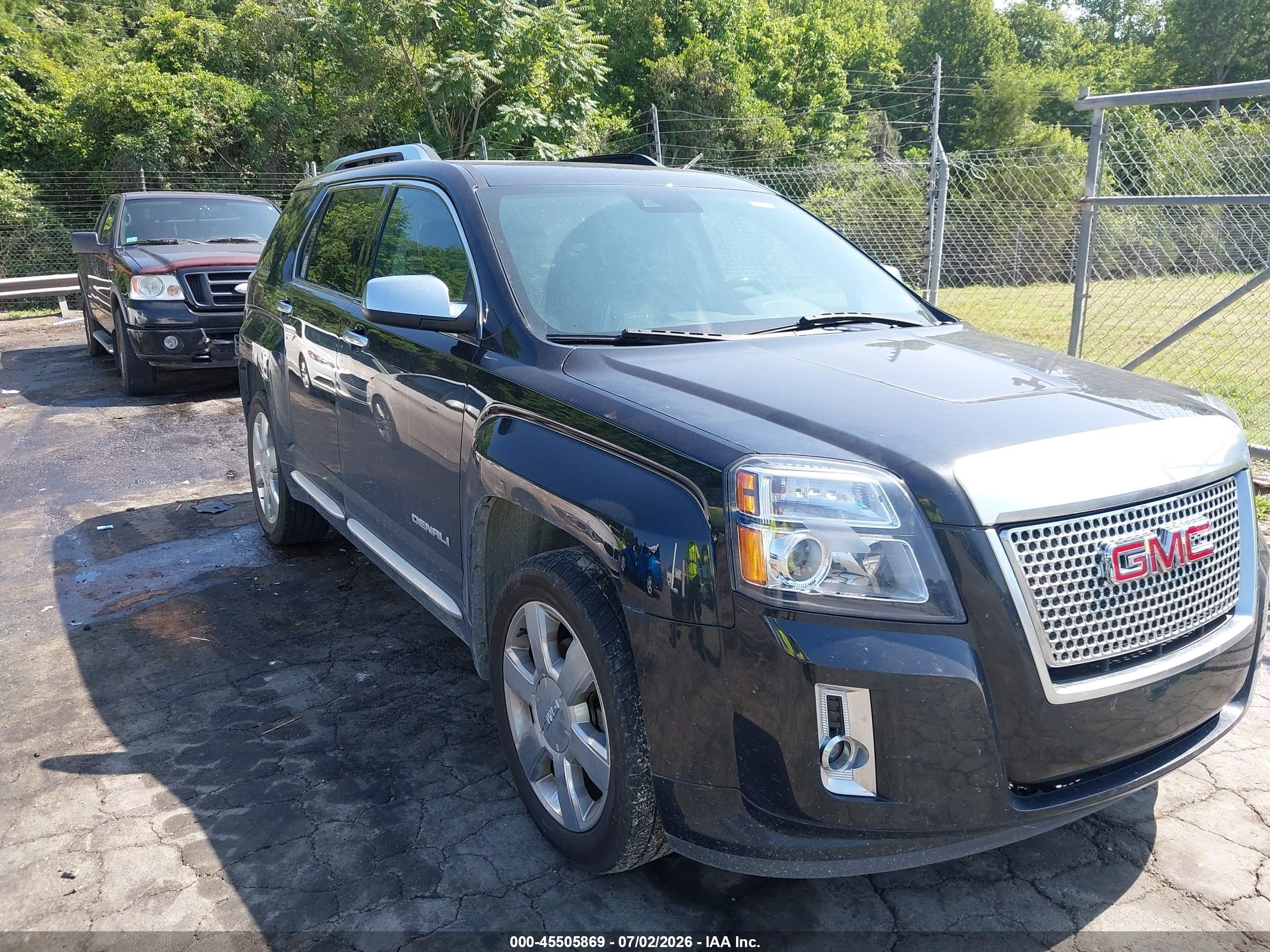 2015 Gmc Terrain Denali Черный vin: 2GKFLUE32F6426403
