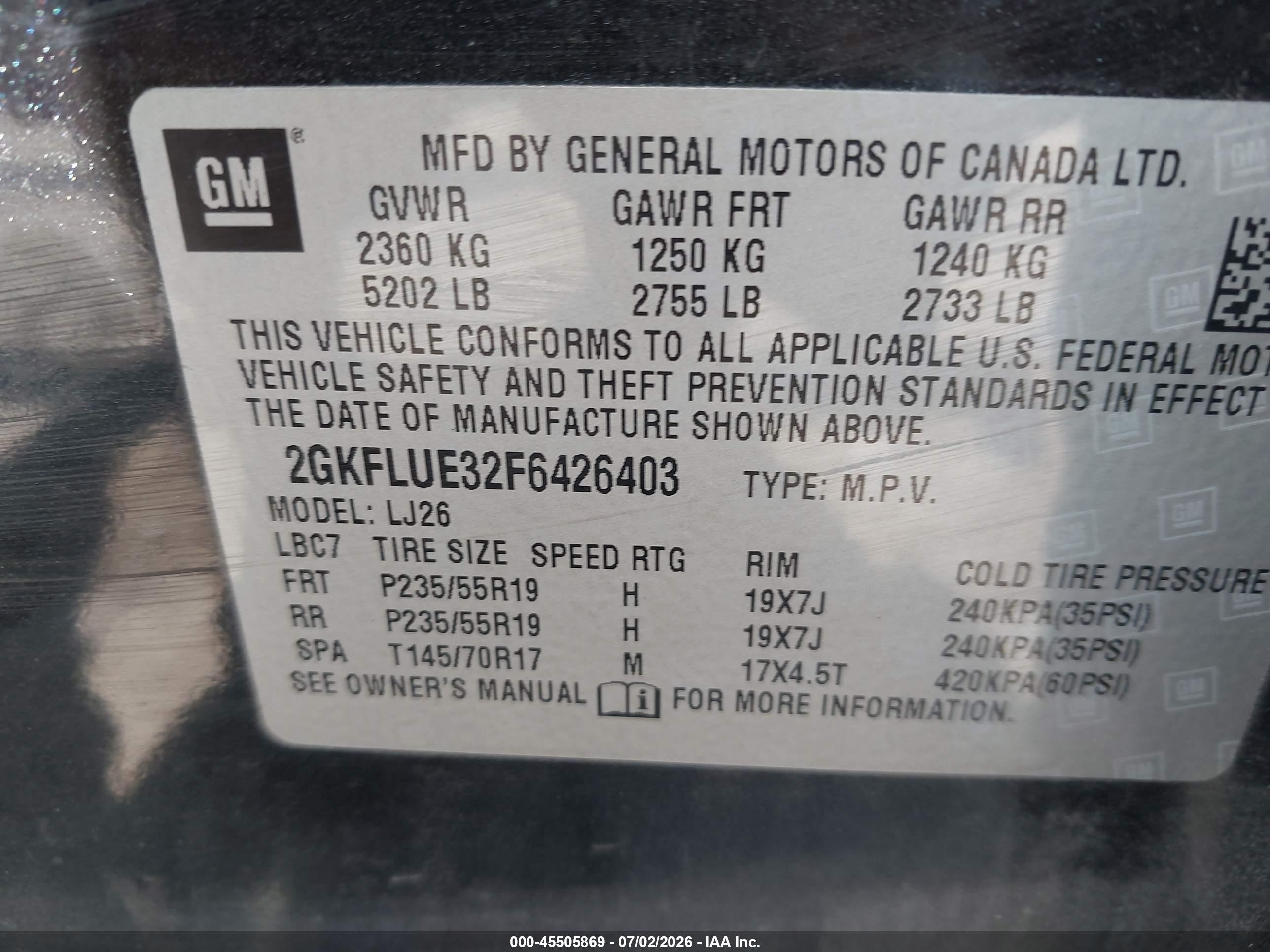 2015 Gmc Terrain Denali Черный vin: 2GKFLUE32F6426403