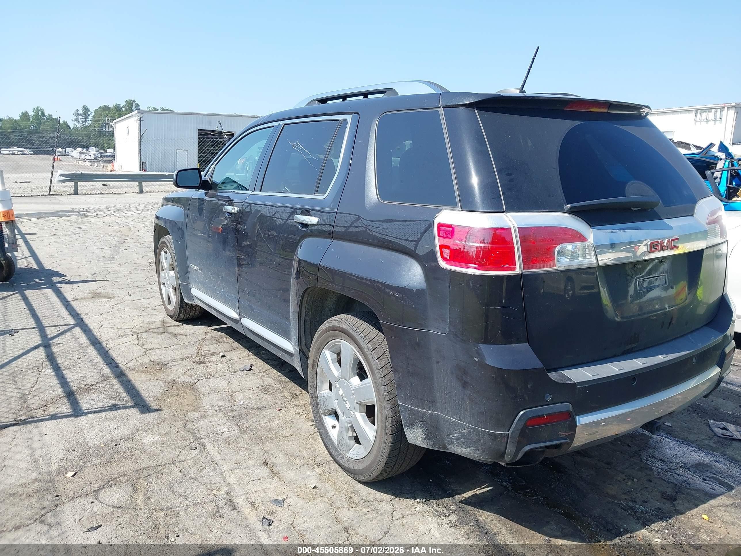 2015 Gmc Terrain Denali Черный vin: 2GKFLUE32F6426403