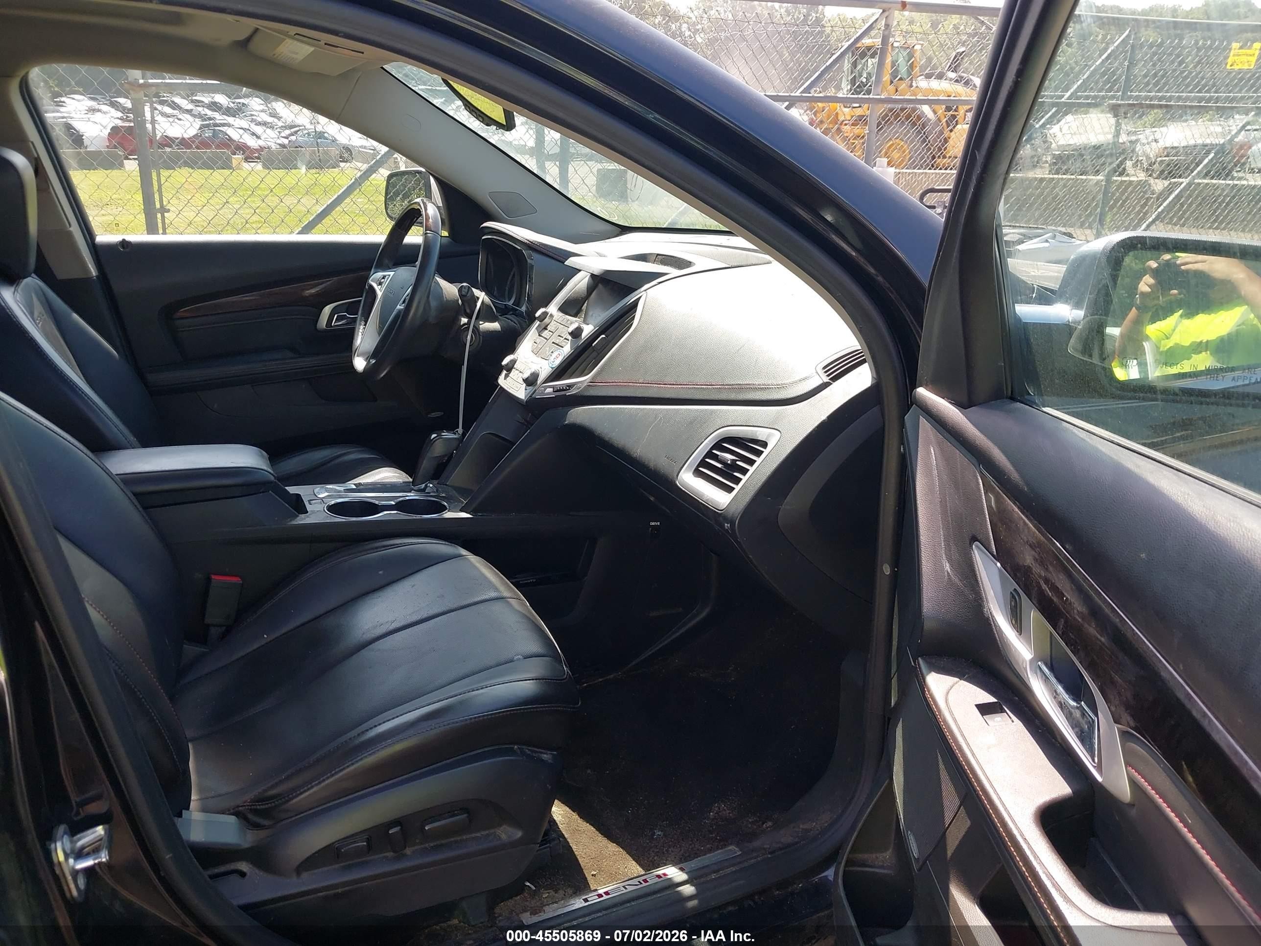 2015 Gmc Terrain Denali Черный vin: 2GKFLUE32F6426403