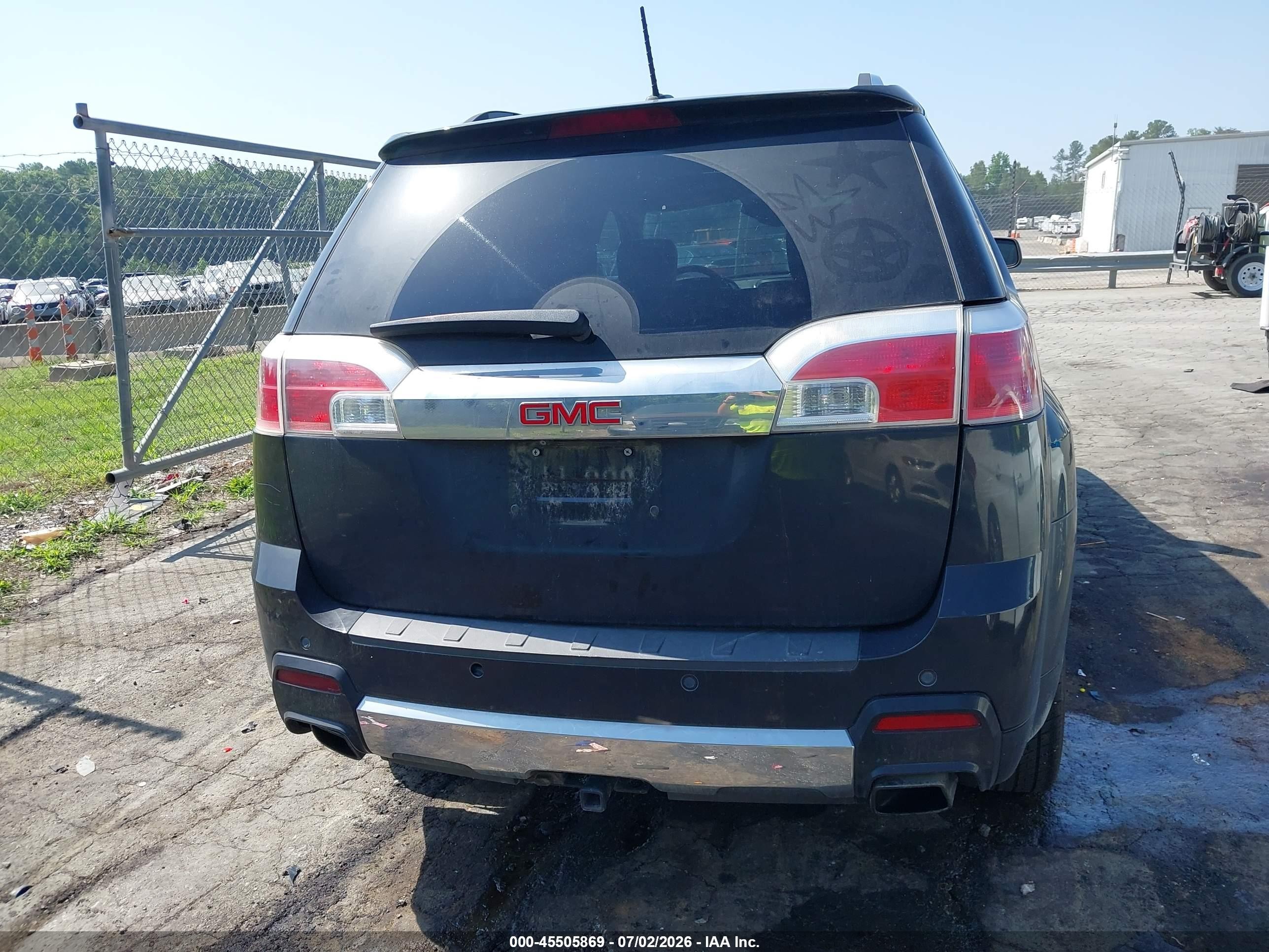 2015 Gmc Terrain Denali Черный vin: 2GKFLUE32F6426403