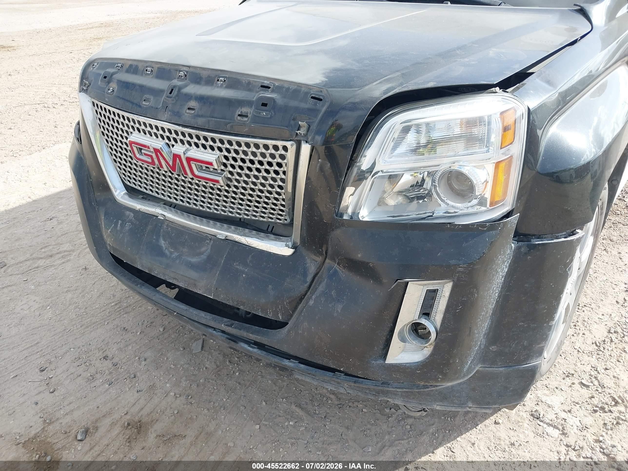 2014 Gmc Terrain Denali Black vin: 2GKFLUE33E6254106