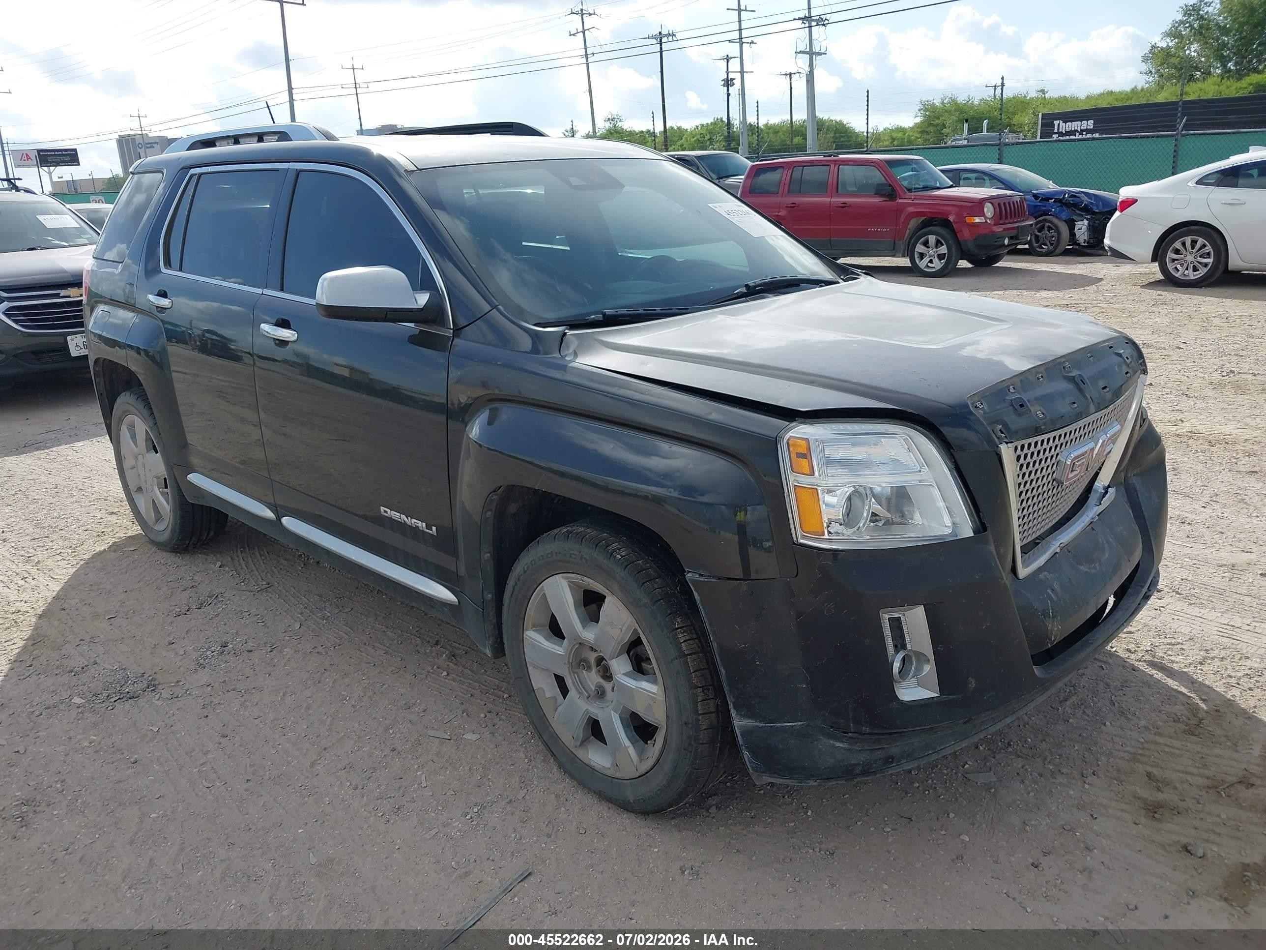 2014 Gmc Terrain Denali Black vin: 2GKFLUE33E6254106