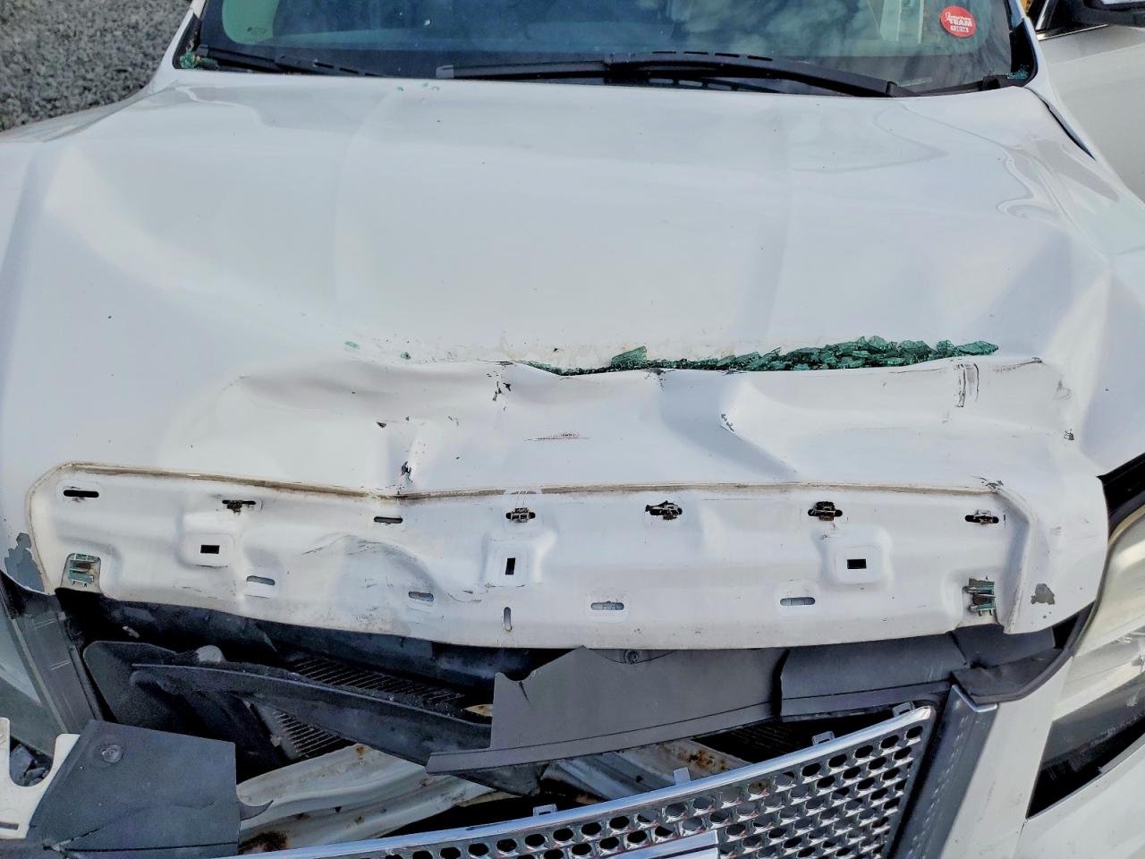 2015 Gmc Terrain Denali White vin: 2GKFLUE33F6302785