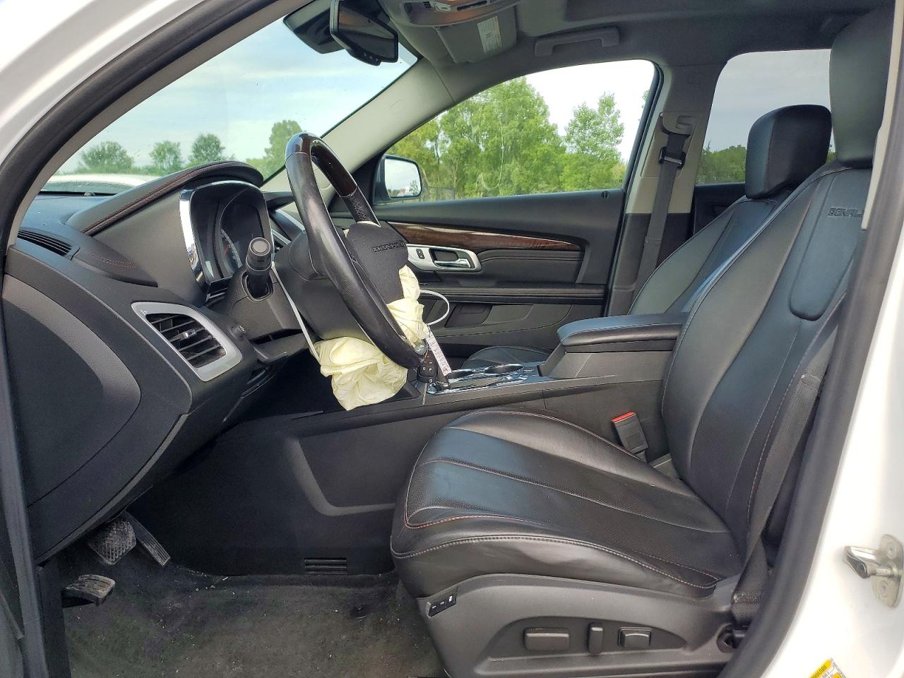2015 Gmc Terrain Denali White vin: 2GKFLUE33F6302785