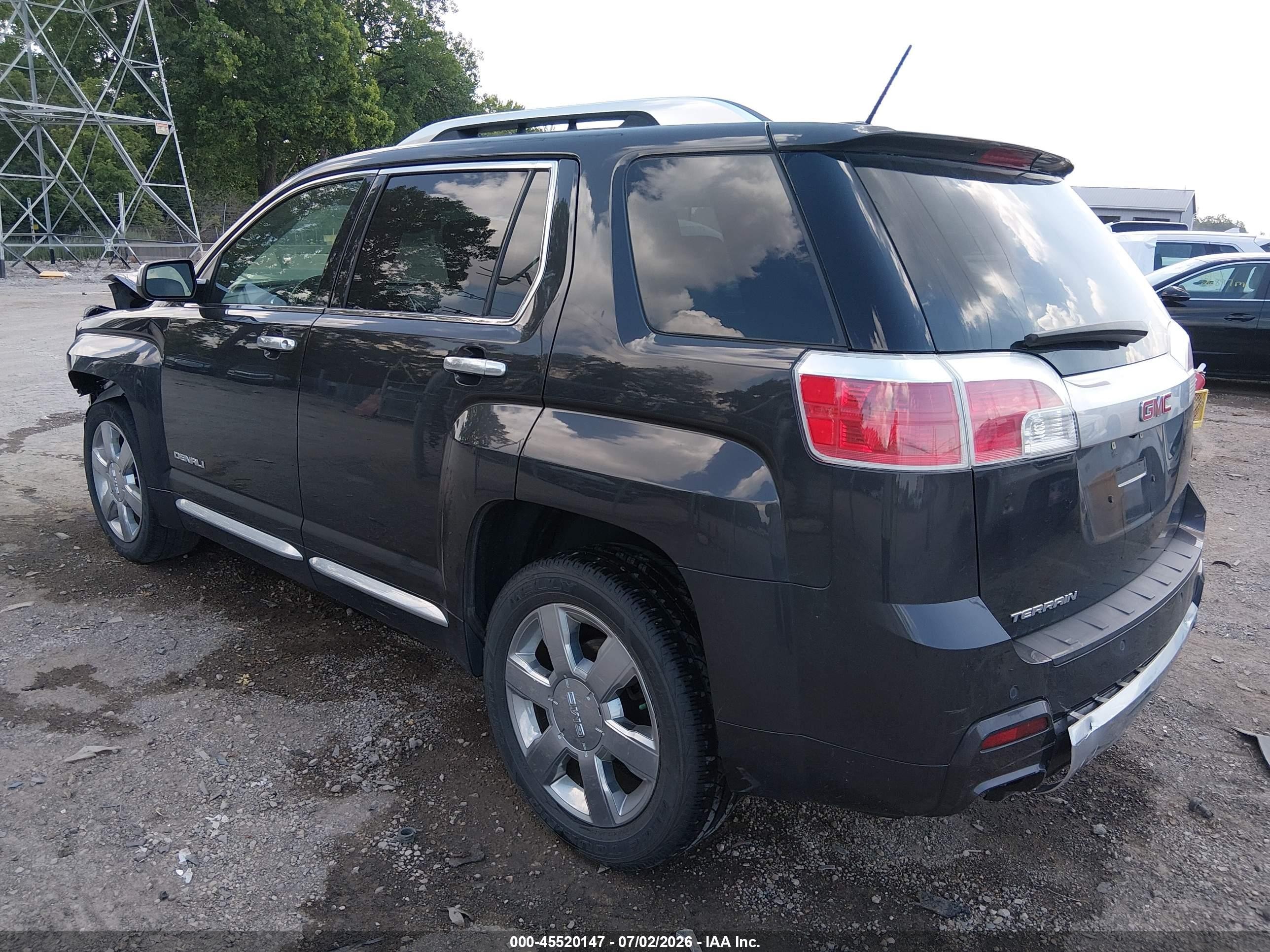 2015 Gmc Terrain Denali Gray vin: 2GKFLUE33F6309087