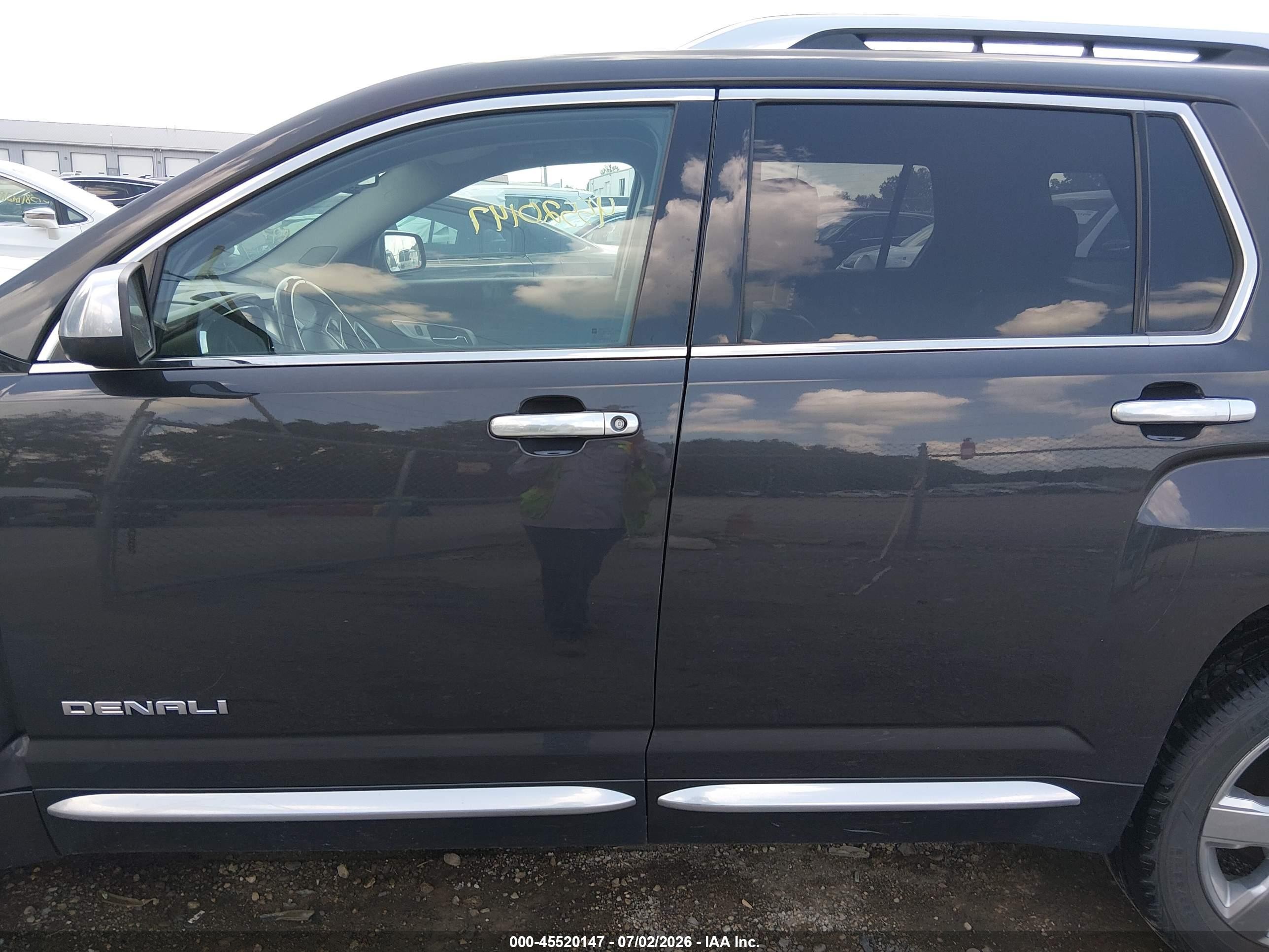 2015 Gmc Terrain Denali Gray vin: 2GKFLUE33F6309087